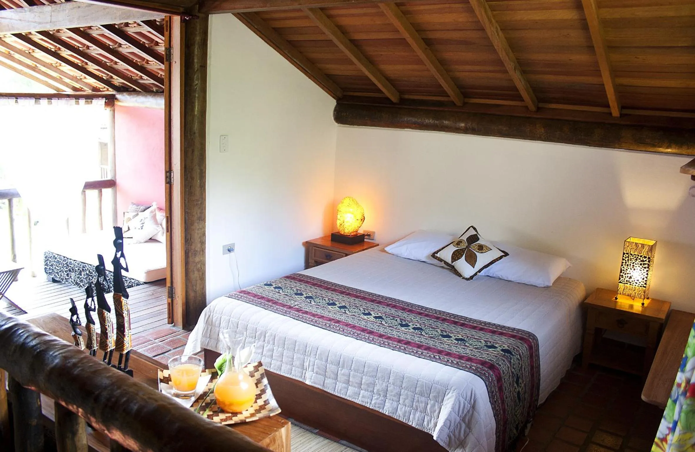 Bed in Smart Hotel Pousada Reserva Camburi