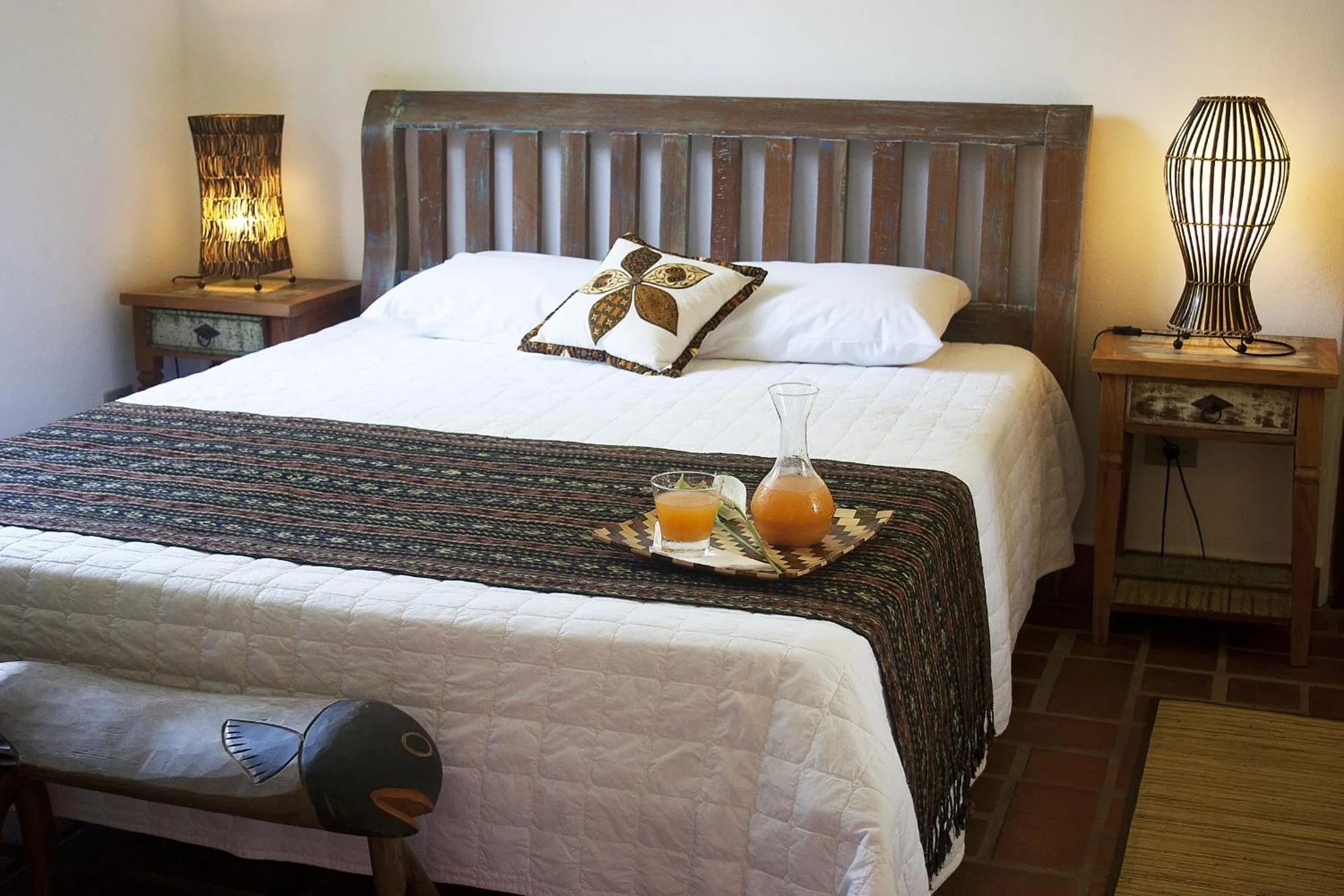 Bed in Smart Hotel Pousada Reserva Camburi