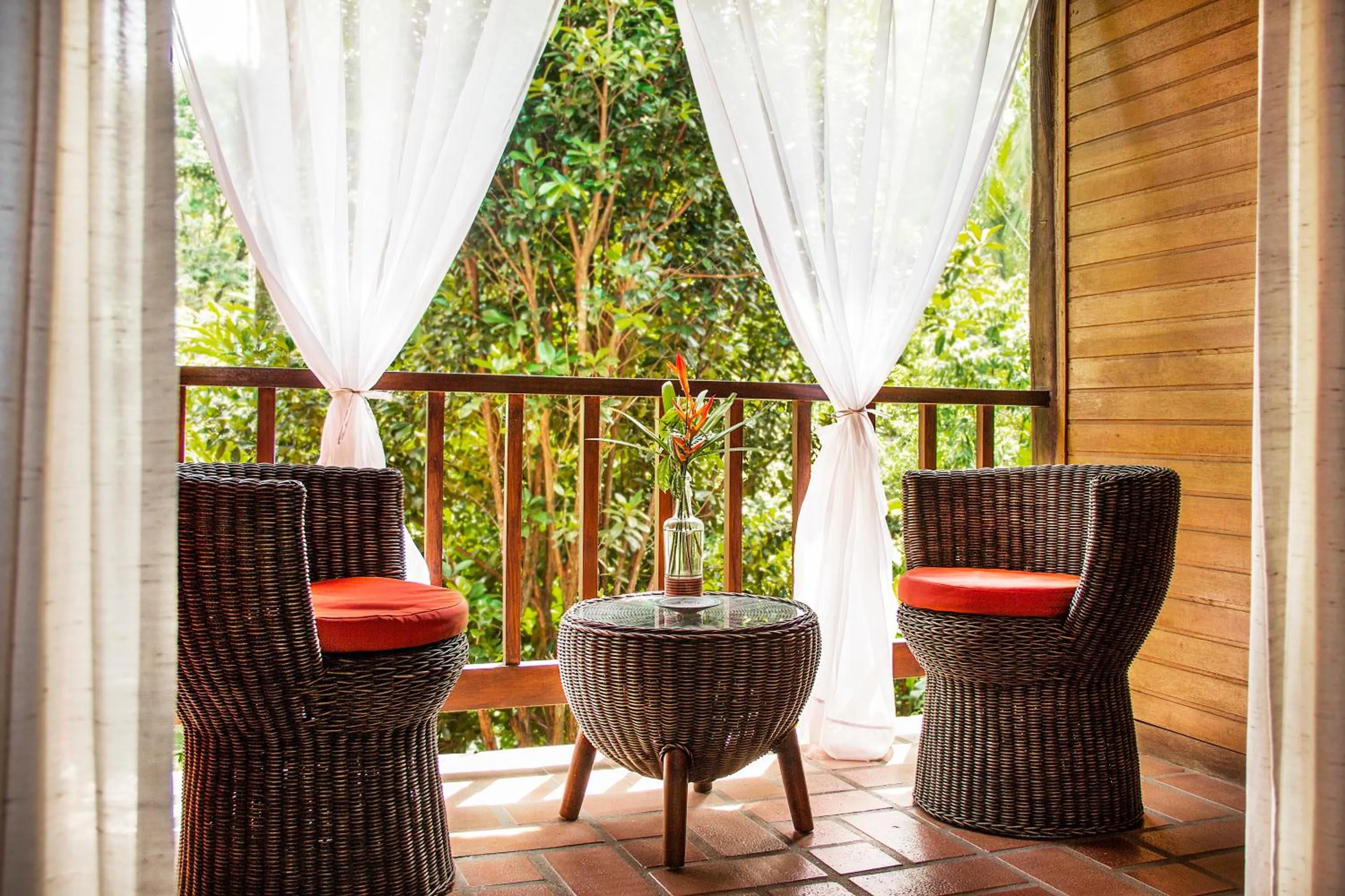 Balcony/Terrace in Smart Hotel Pousada Reserva Camburi