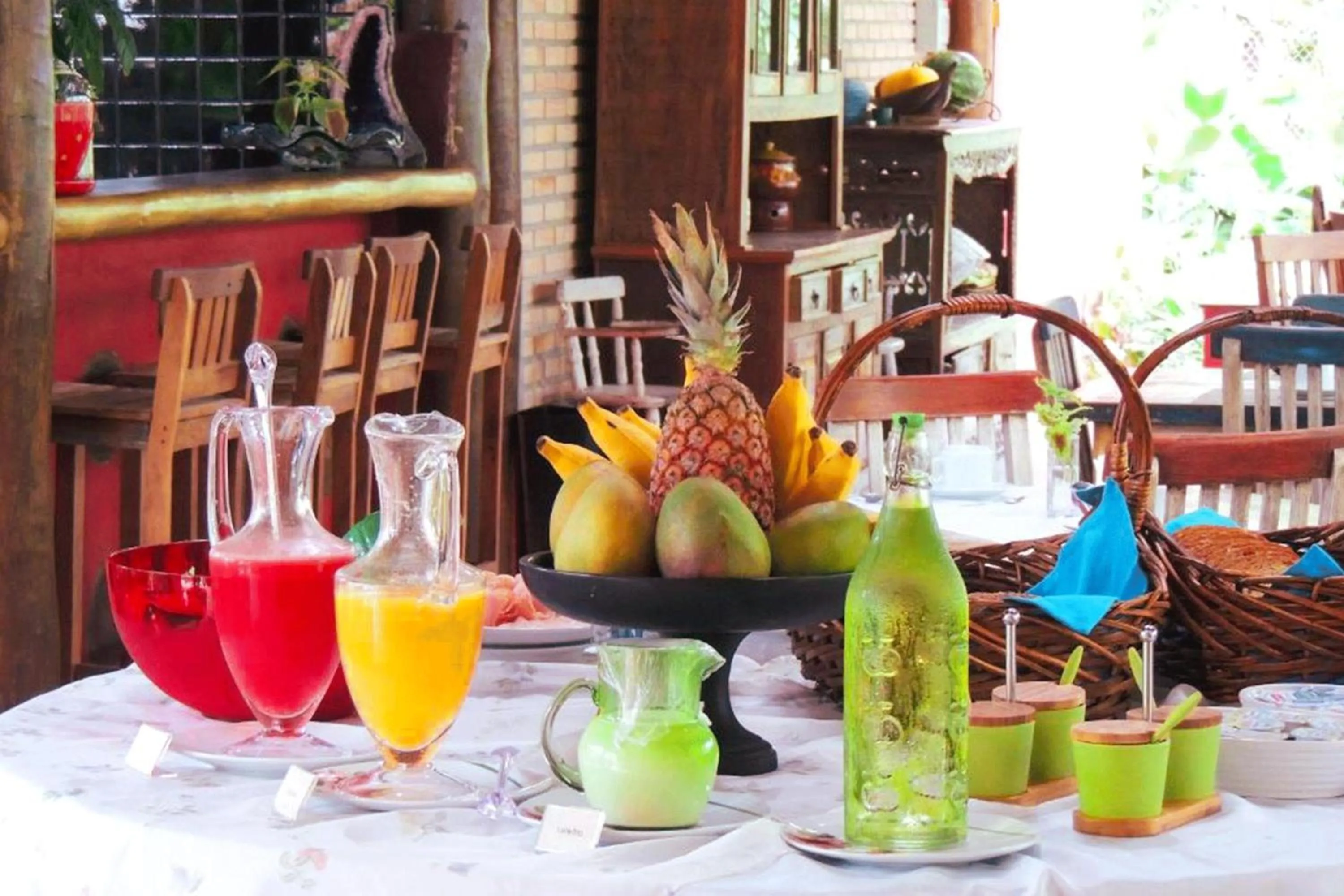 Breakfast in Smart Hotel Pousada Reserva Camburi