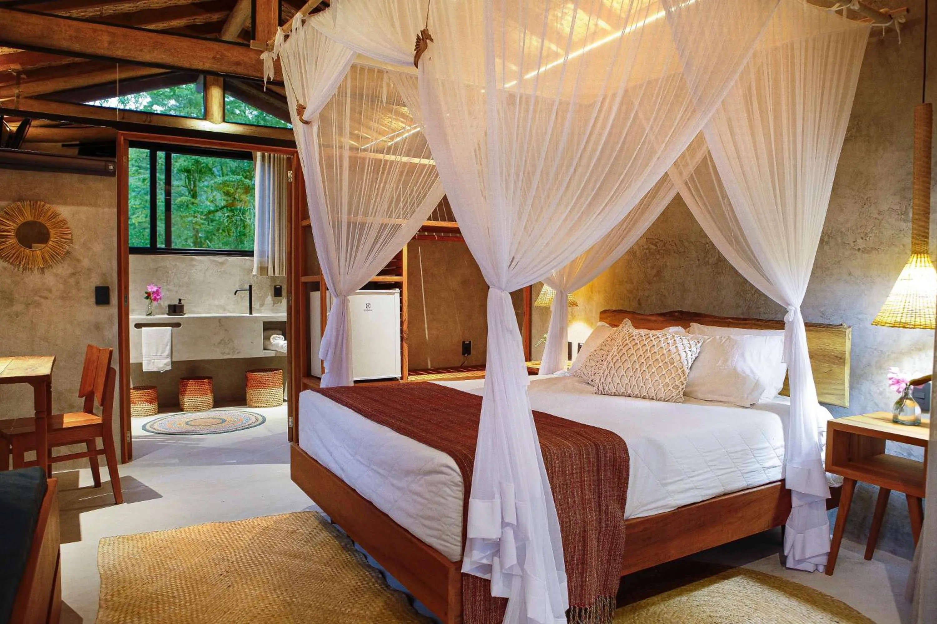 Bed in Smart Hotel Pousada Reserva Camburi