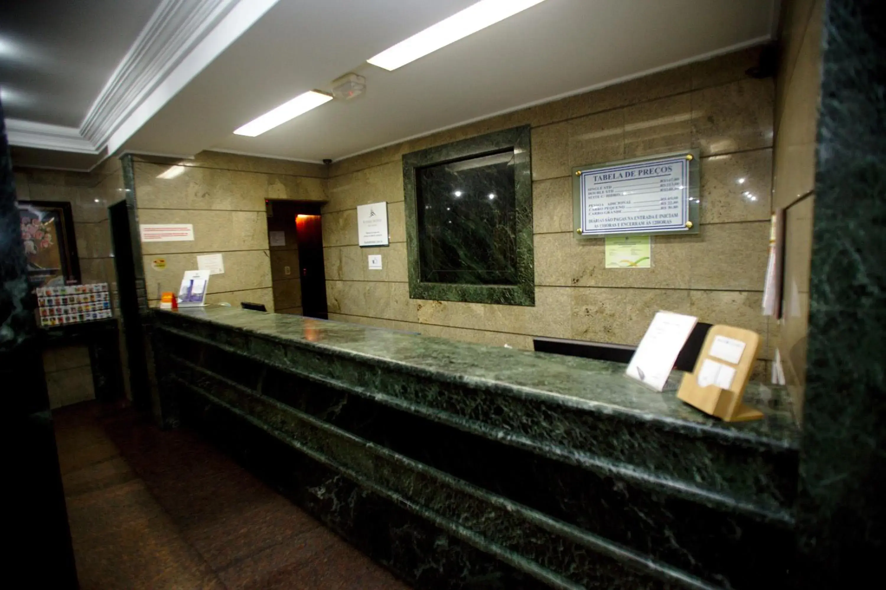 Lobby or reception in Hotel Columbia Lobby or reception in Hotel Columbia