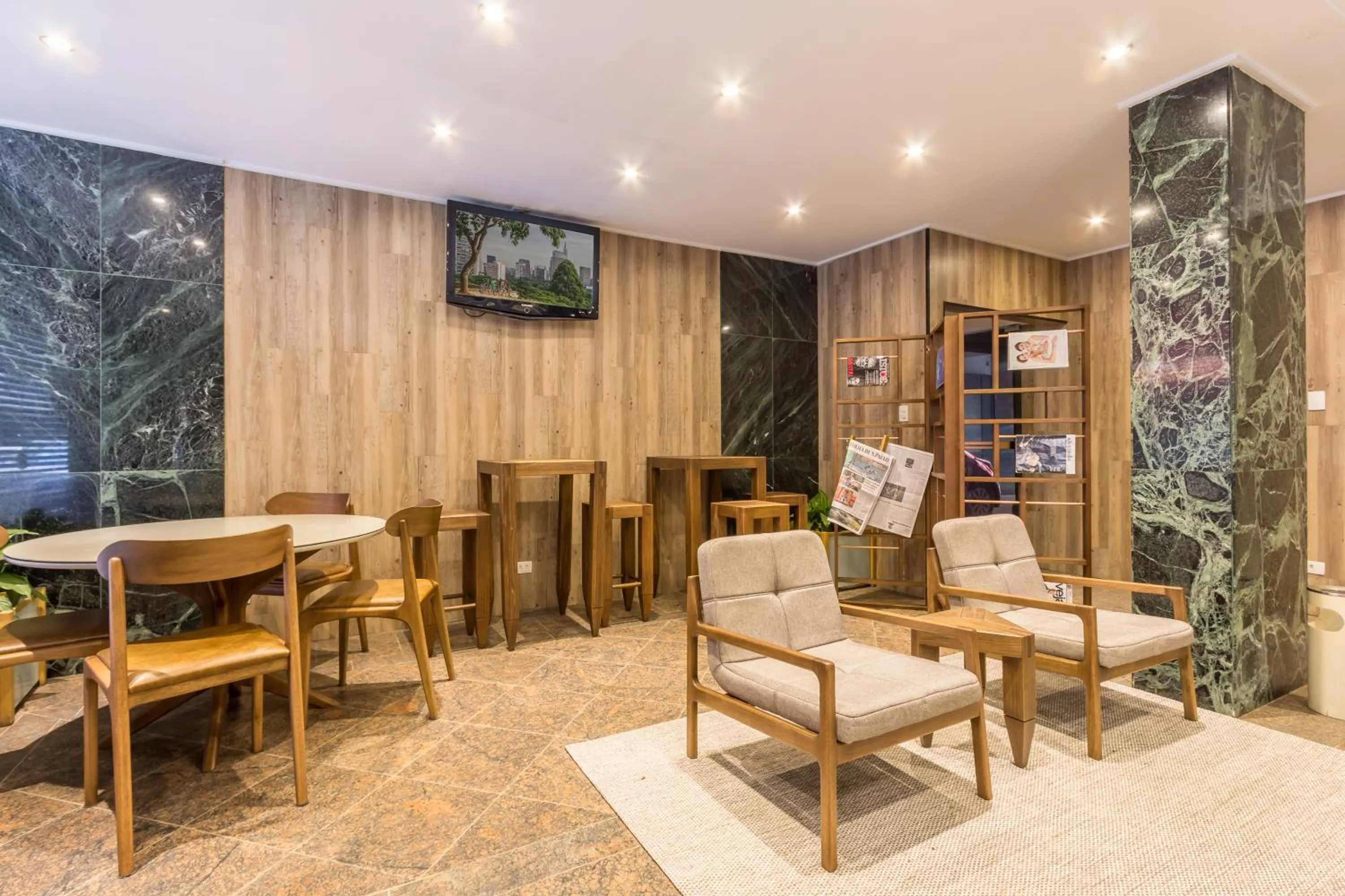 Lobby or reception in Hotel Columbia