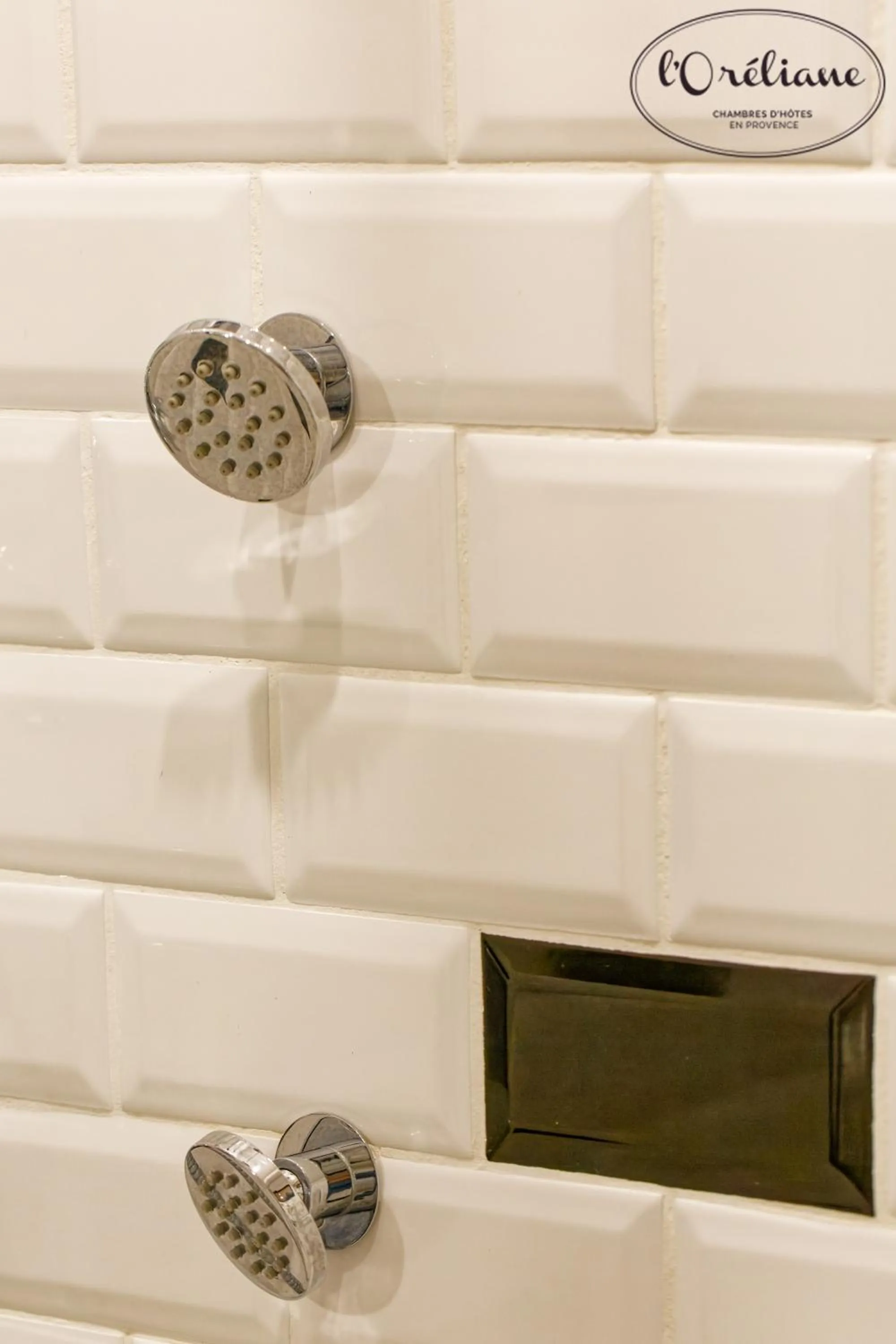 Shower in CHAMBRES D'HÔTES L'Oréliane en Provence Adults Only