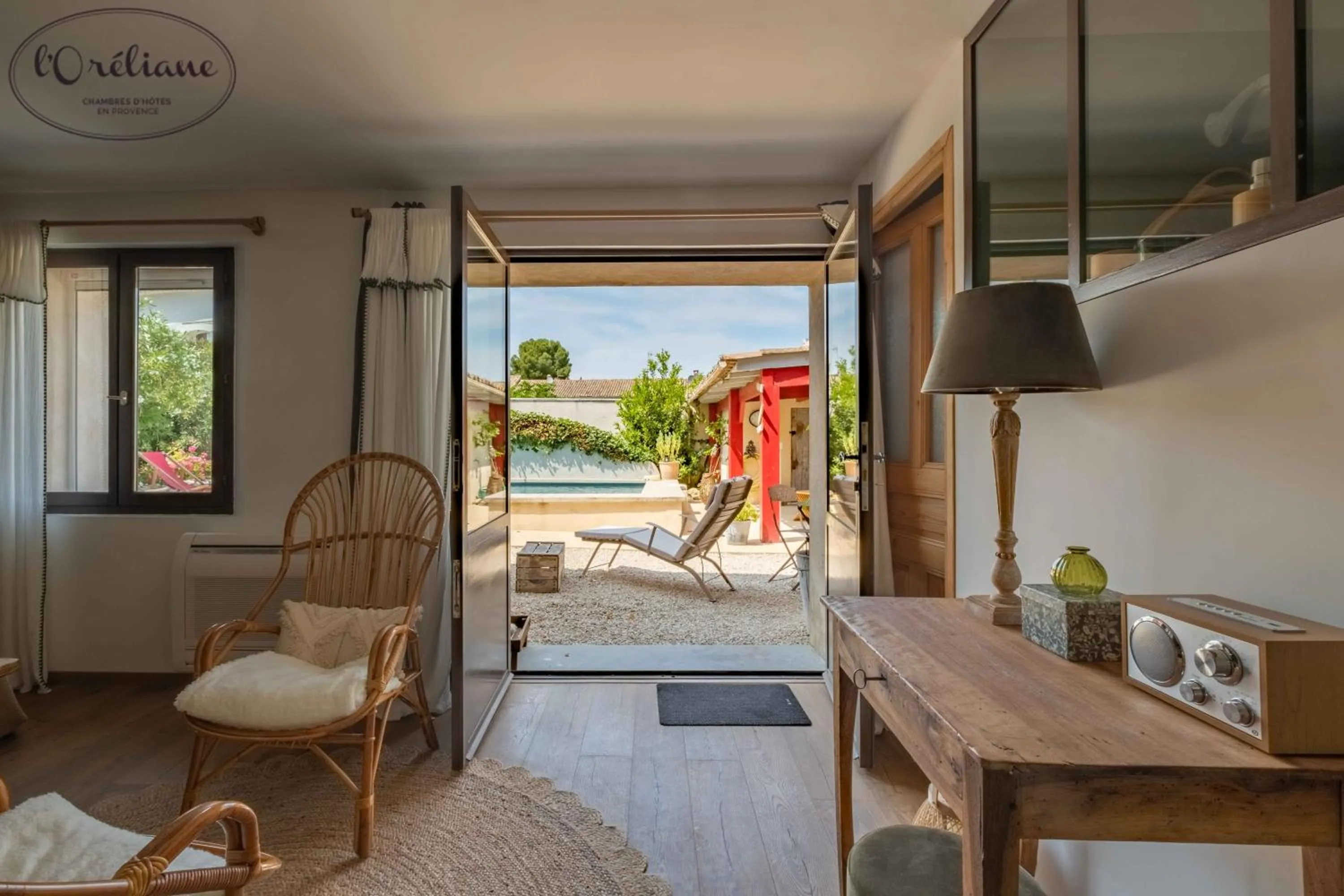 View (from property/room) in CHAMBRES D'HÔTES L'Oréliane en Provence Adults Only