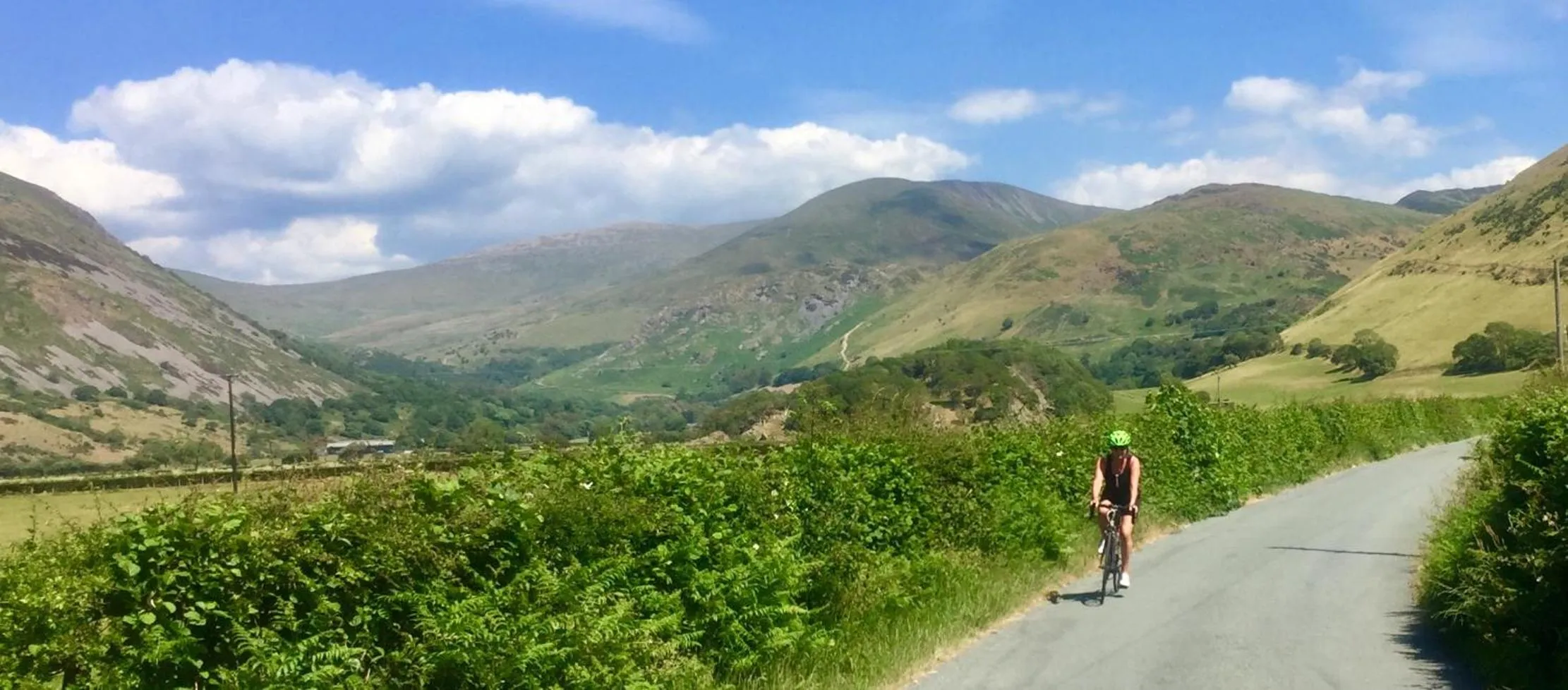 Natural landscape in Bryn Teg Barn