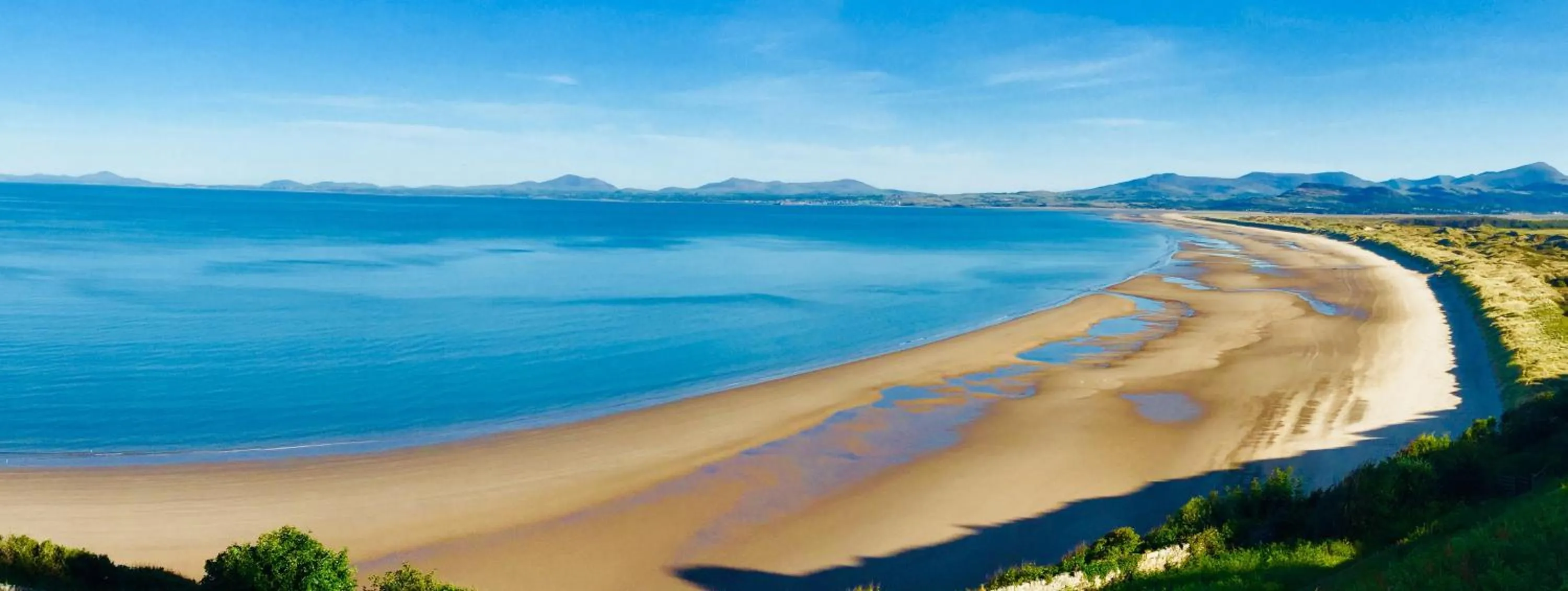 Sea view in Bryn Teg Barn