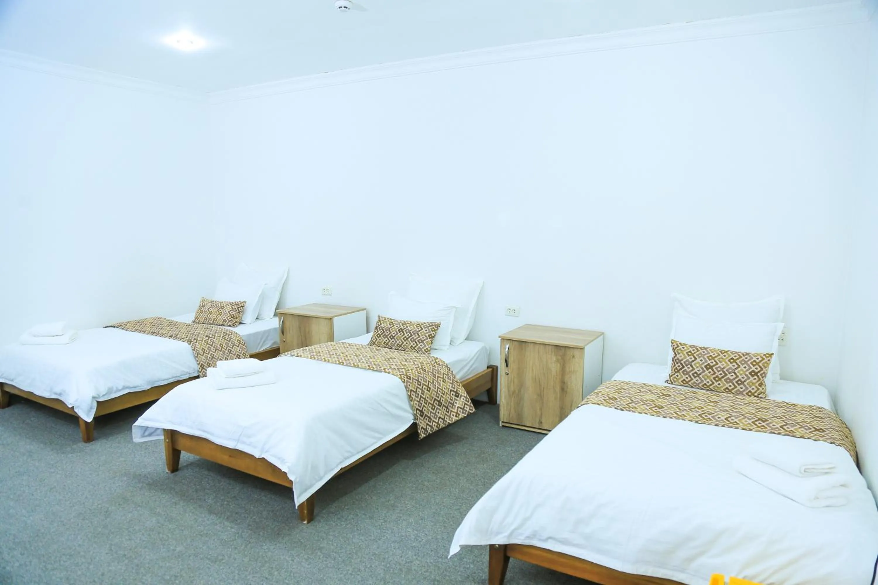 Bed in ART SAMARQAND hotel