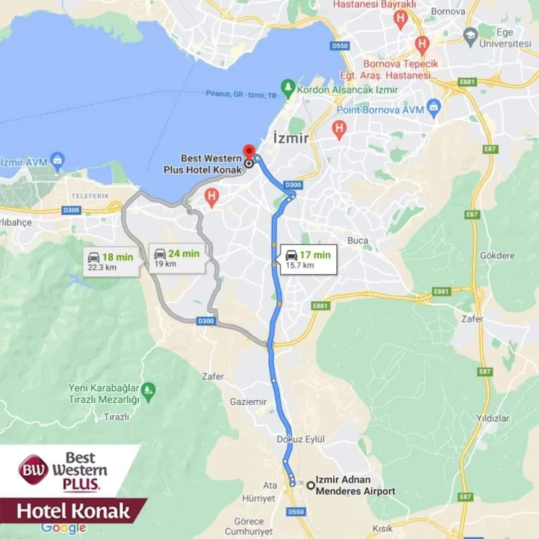 Bird's eye view in Best Western Plus Hotel Konak