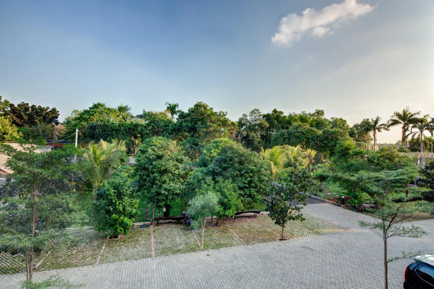 Garden view in Rumah Kamang Residence