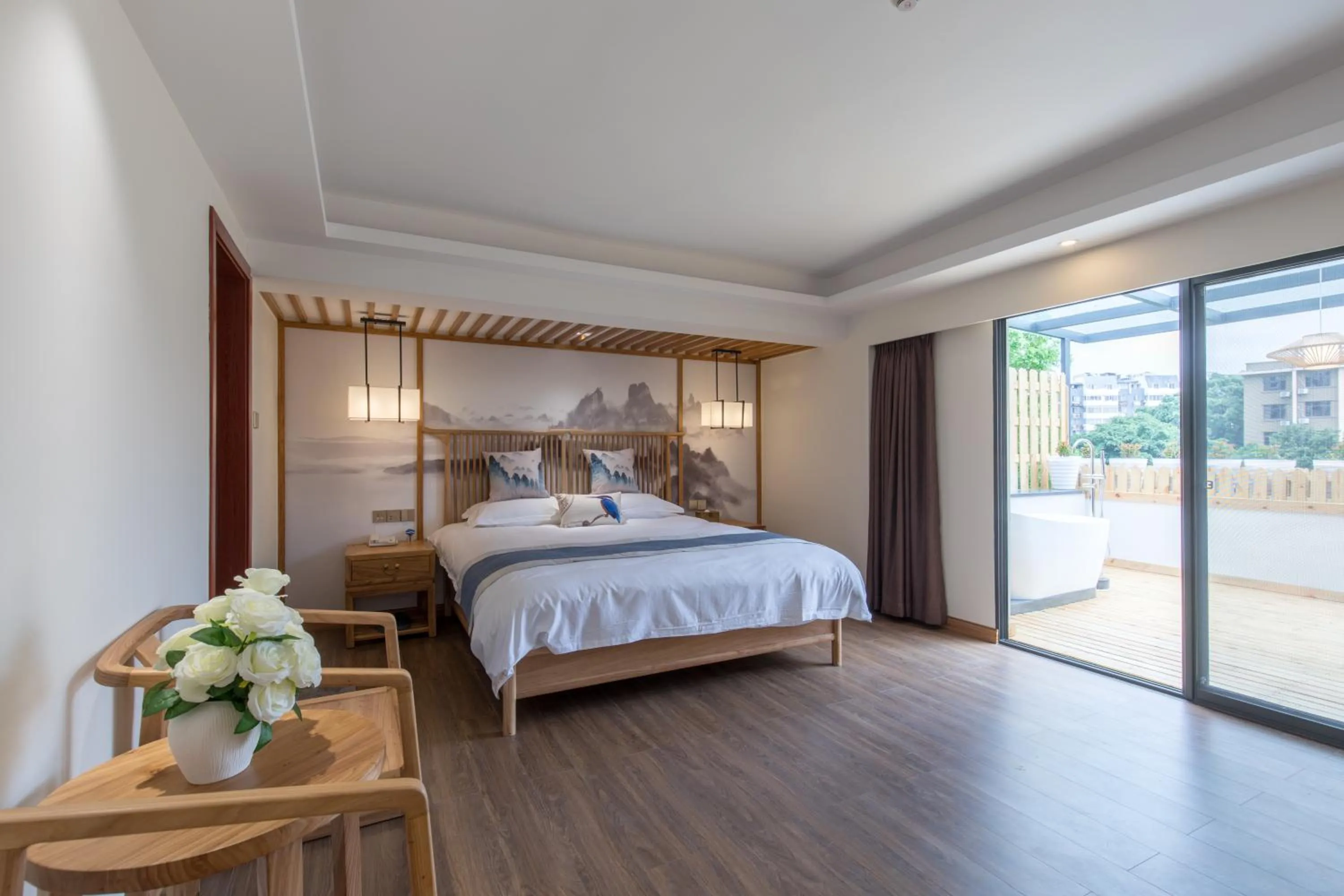 Photo of the whole room, Bed in Riverside Inn Guilin Central