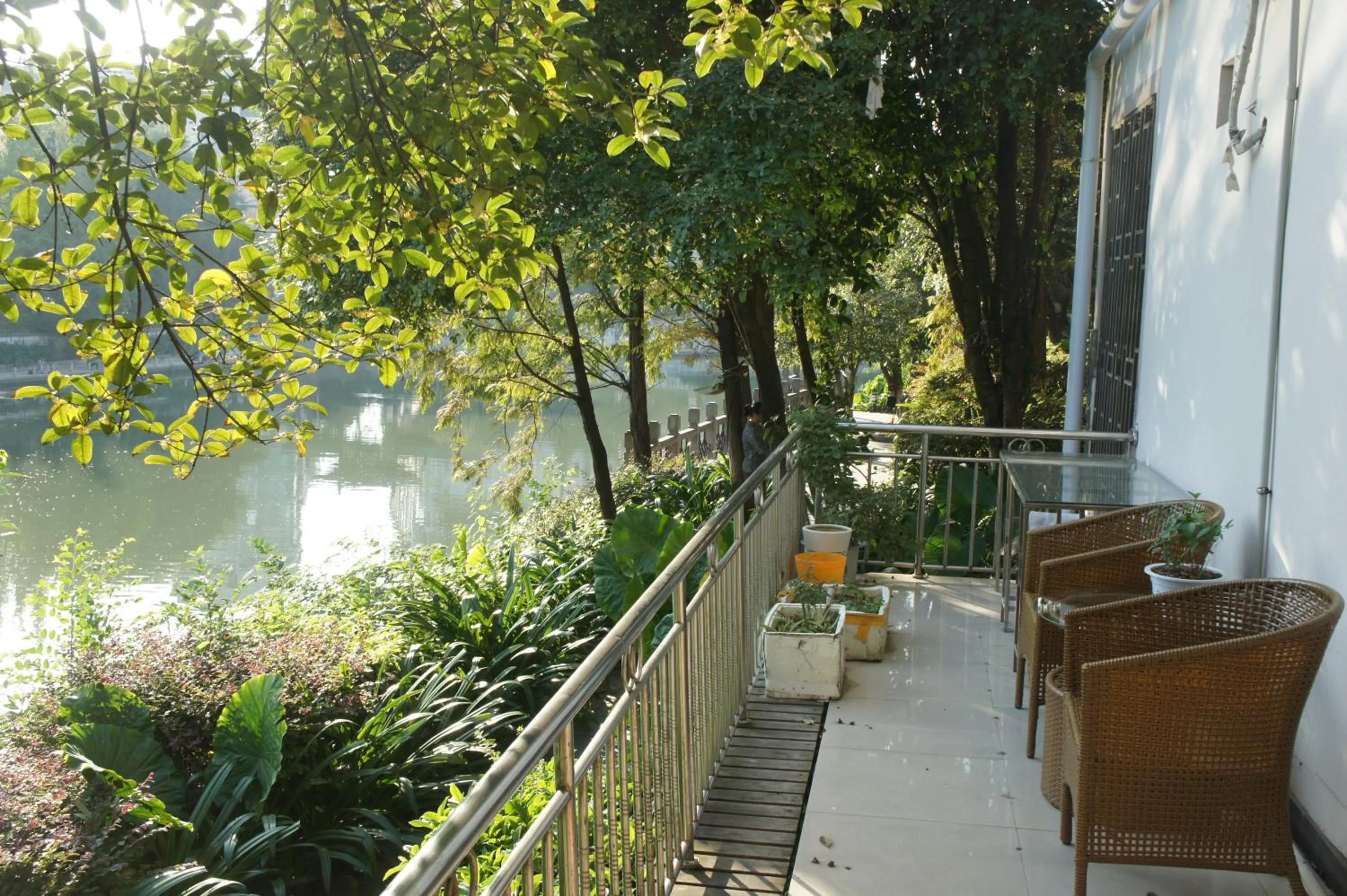 Balcony/Terrace in Riverside Inn Guilin Central