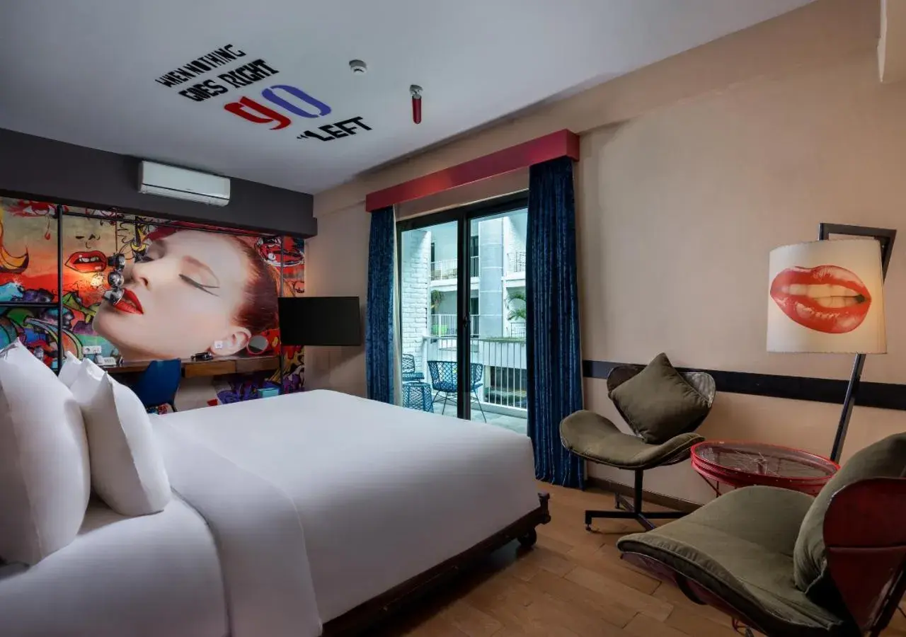 Bedroom, Bed in Viva Dash Hotel Seminyak Bedroom, Bed in Viva Dash Hotel Seminyak