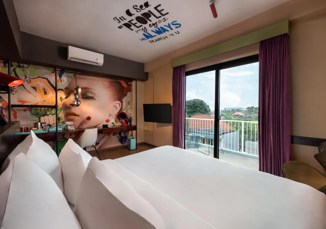 Bed in Viva Dash Hotel Seminyak