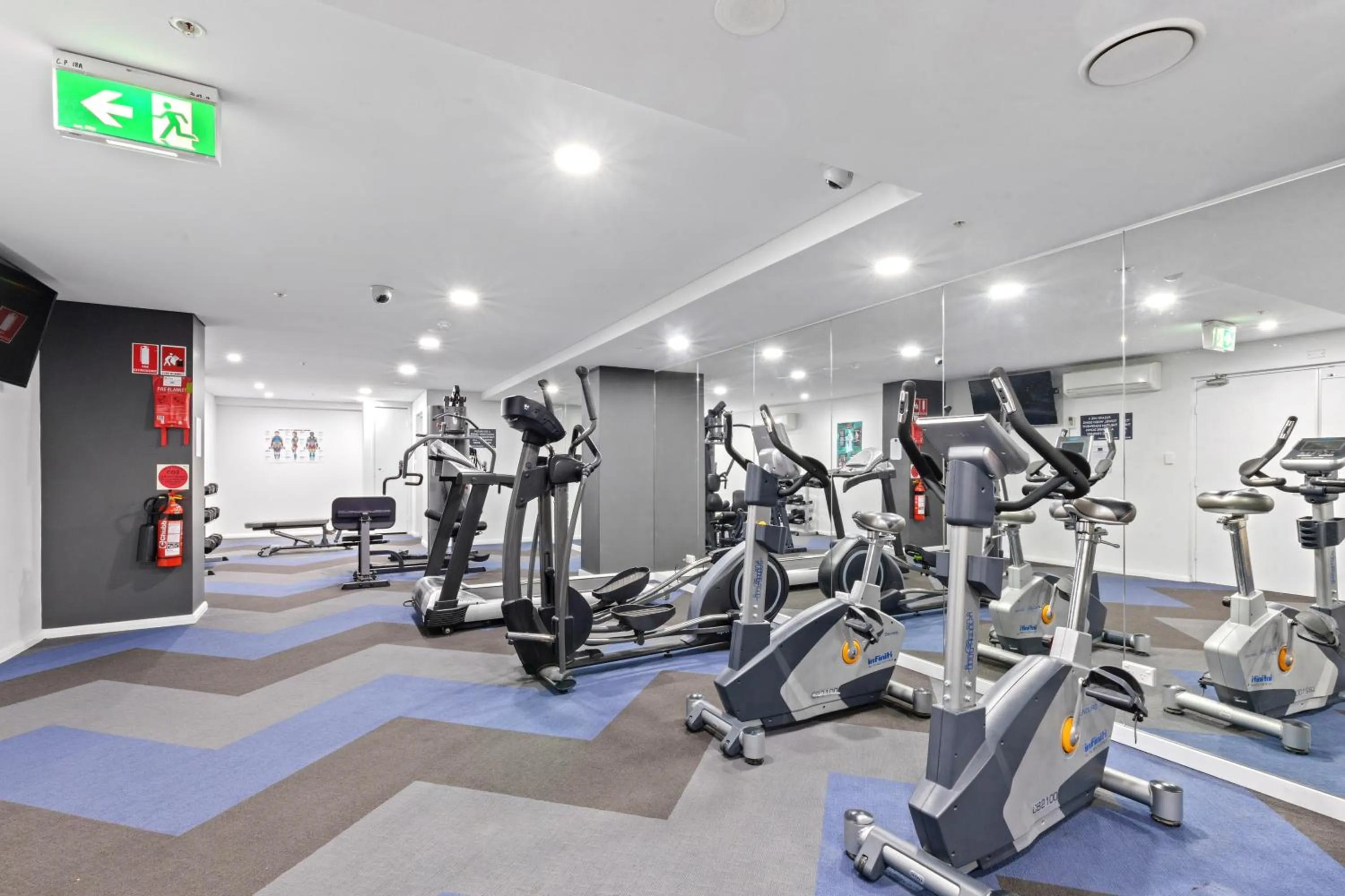 Fitness centre/facilities in AAN Apartments North Sydney