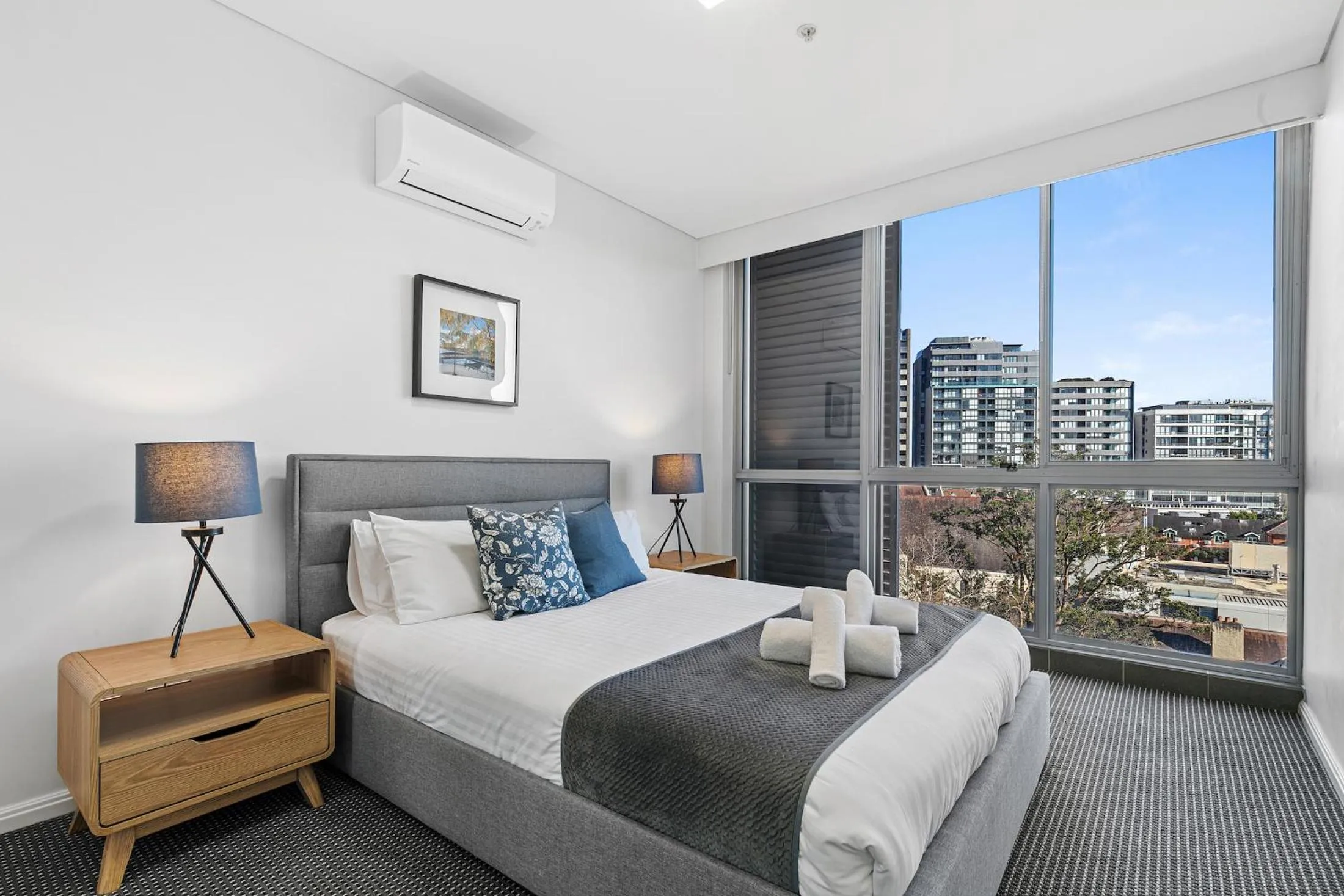 Bedroom, Bed in AAN Apartments North Sydney