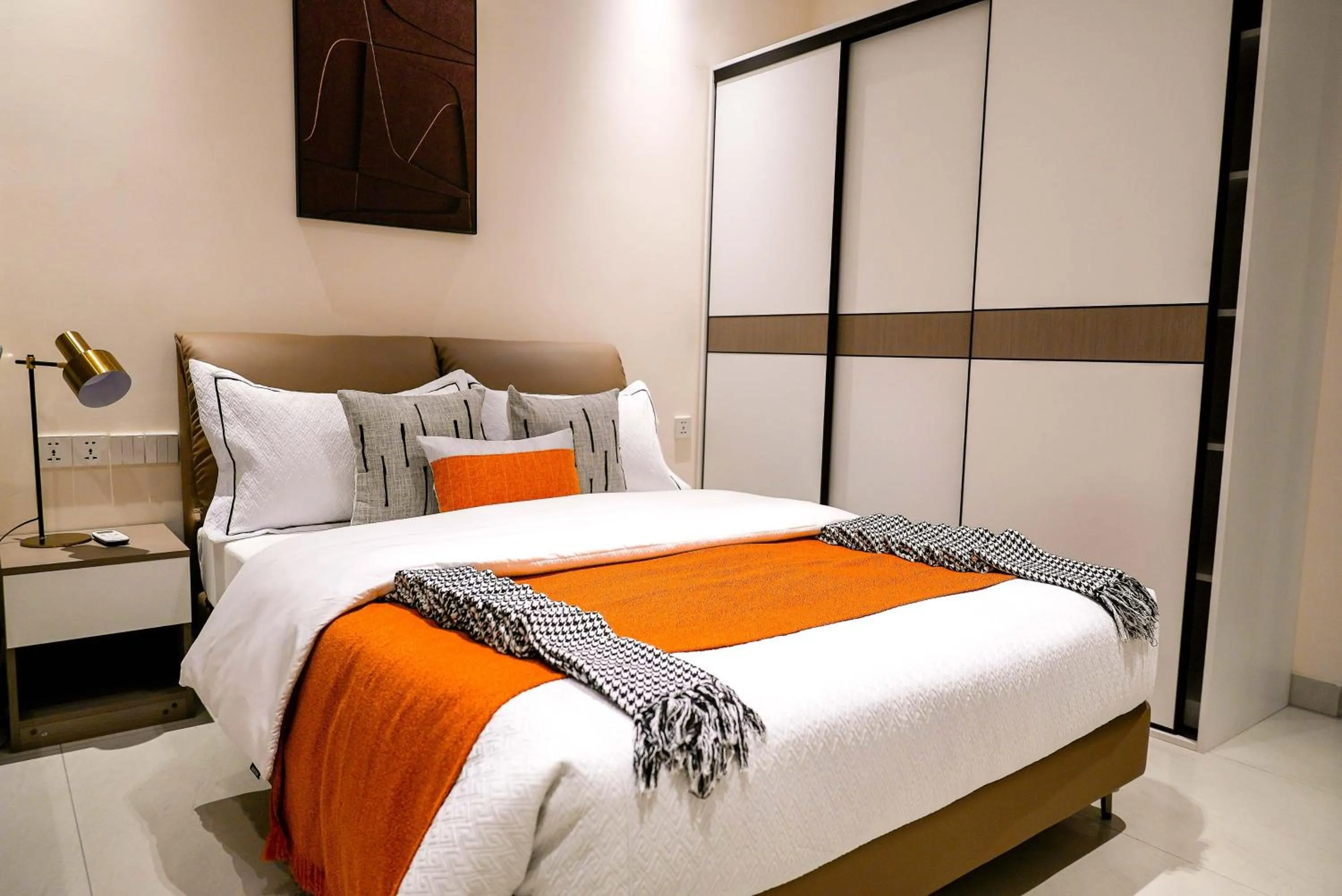 Bed in Greenland Apartment by Link