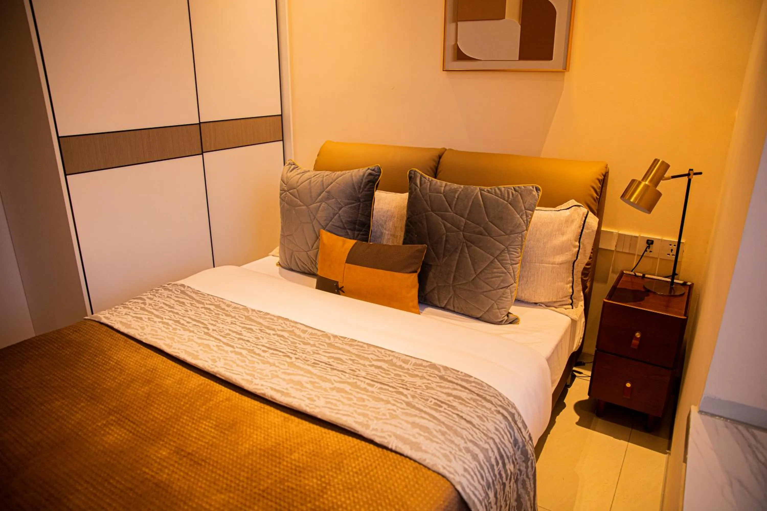 Bed in Greenland Apartment by Link