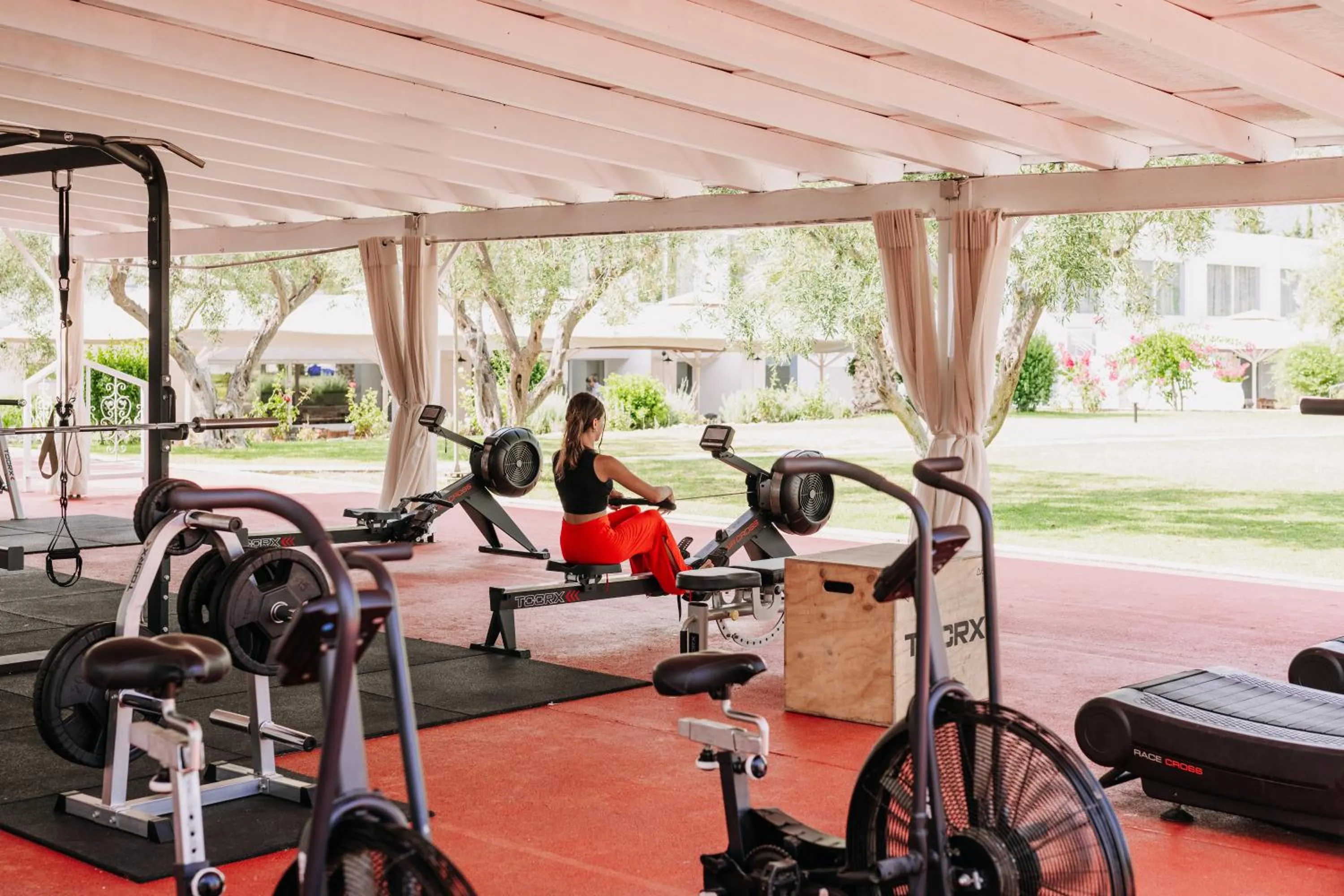 Fitness centre/facilities in Brown Beach Evia Island, All Inclusive in Eretria, a member of Brown Hotels