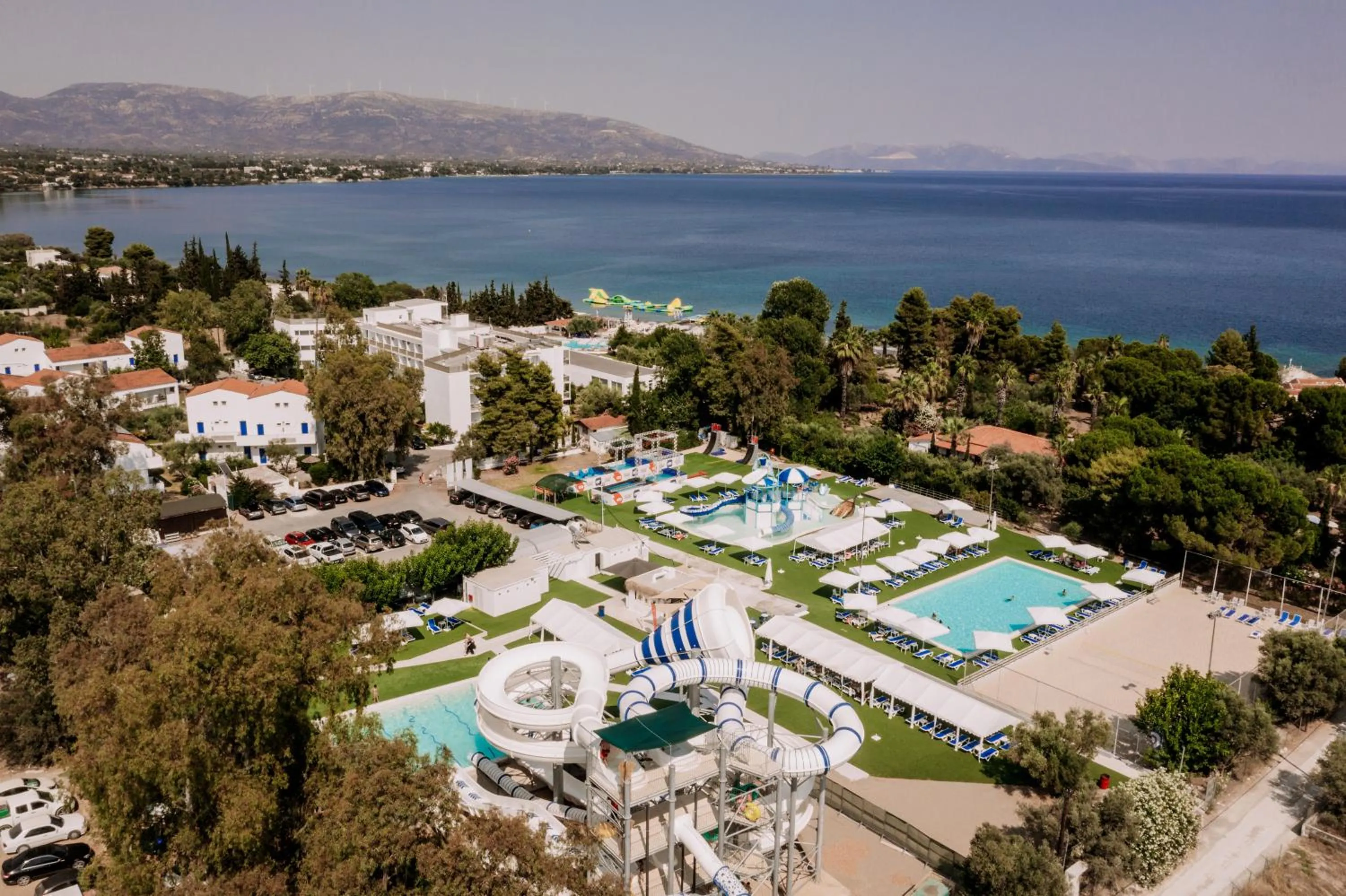 Aqua park in Brown Beach Evia Island, All Inclusive in Eretria, a member of Brown Hotels
