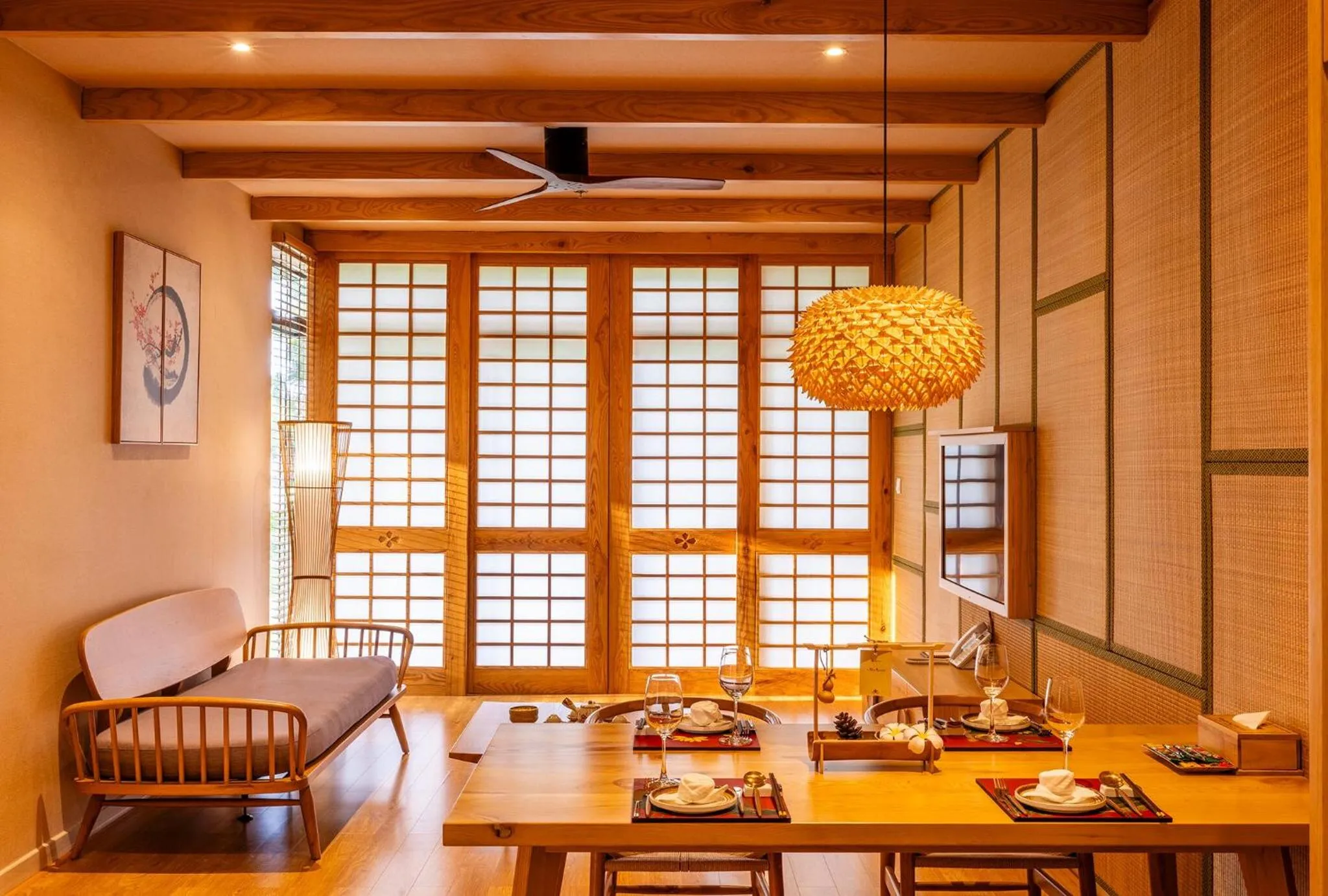 Kitchen or kitchenette in Maha Mangala Zen Garden & Residence