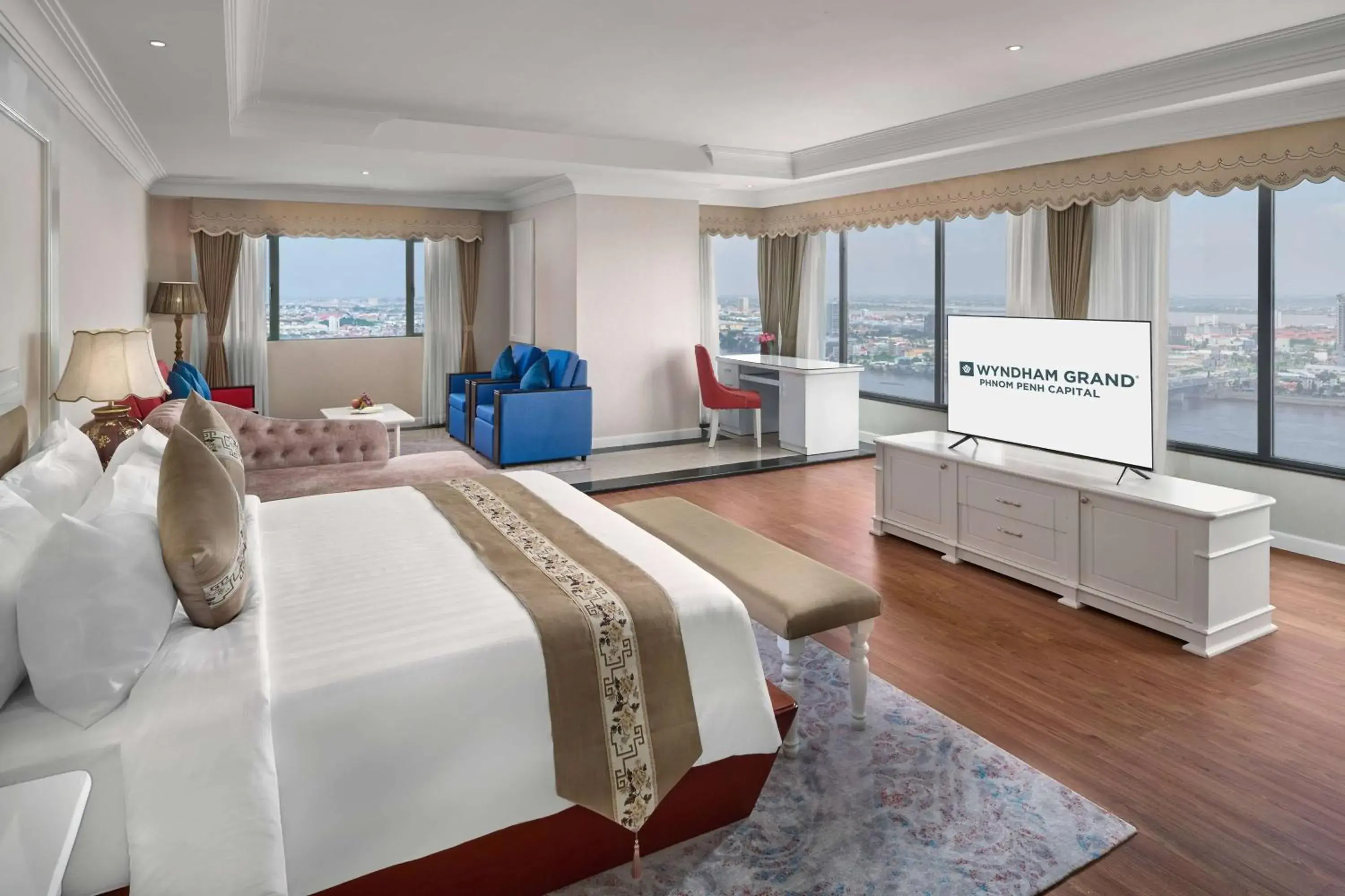 Corner Suite in Wyndham Grand Phnom Penh Capital Corner Suite in Wyndham Grand Phnom Penh Capital