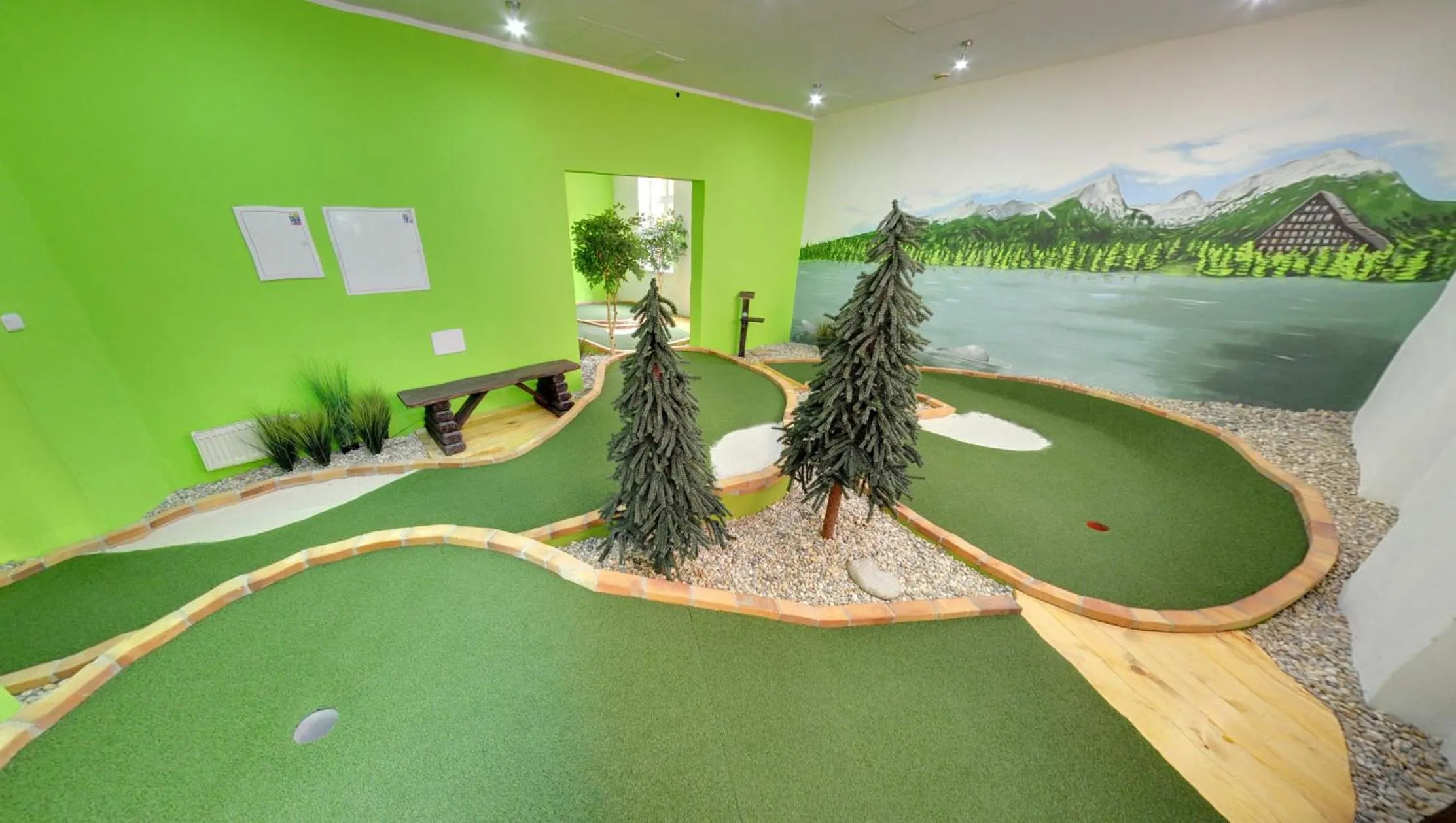 Minigolf in Garni Hotel Tatramonti