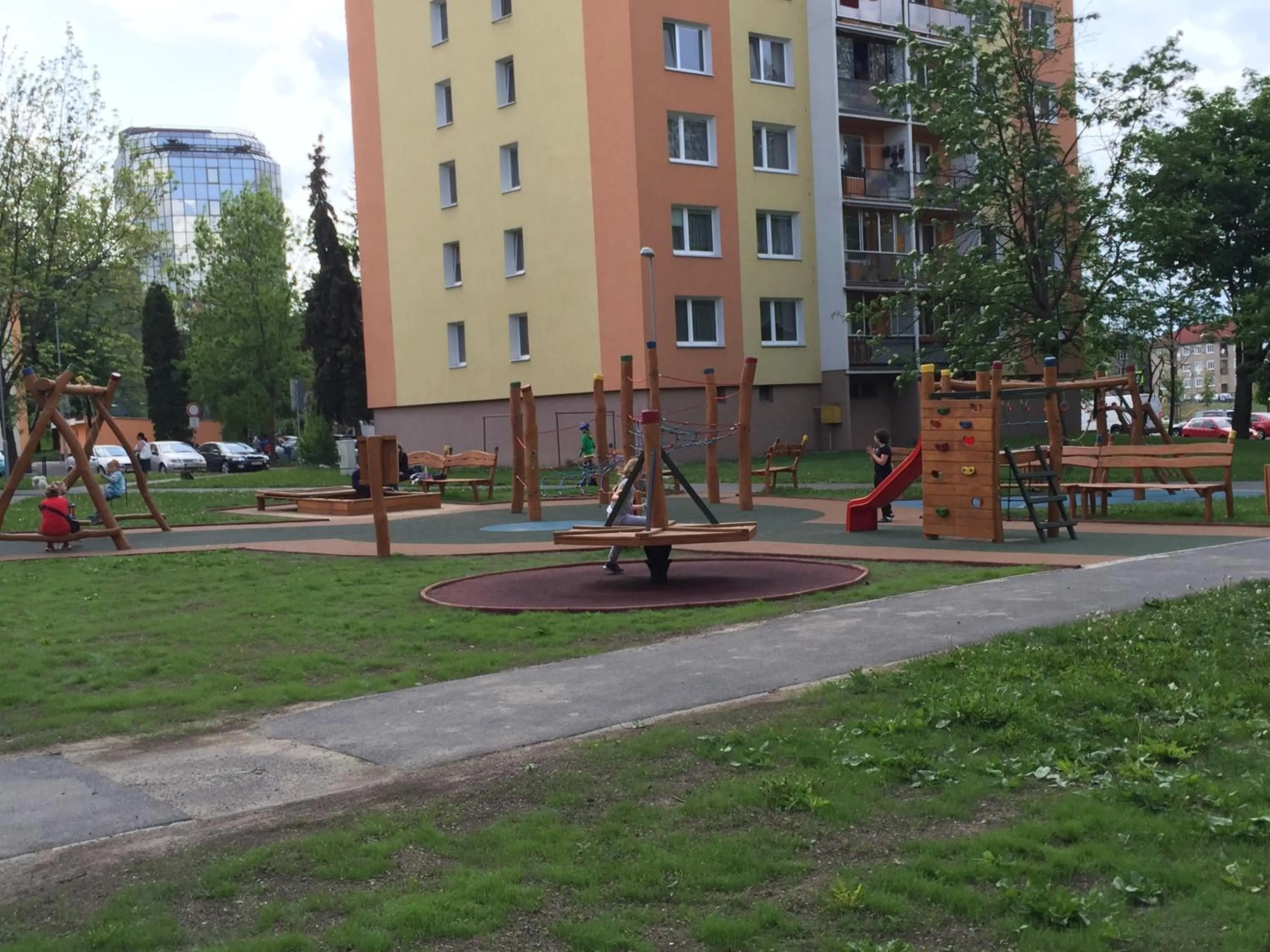 Children play ground in Garni Hotel Tatramonti