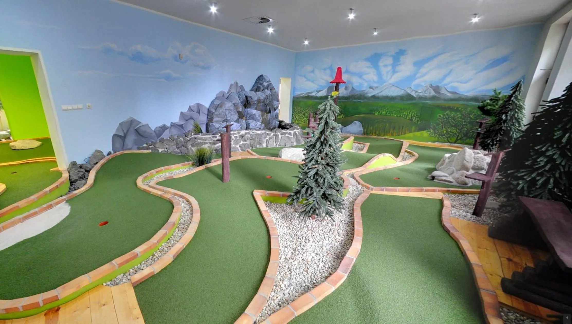 Minigolf in Garni Hotel Tatramonti