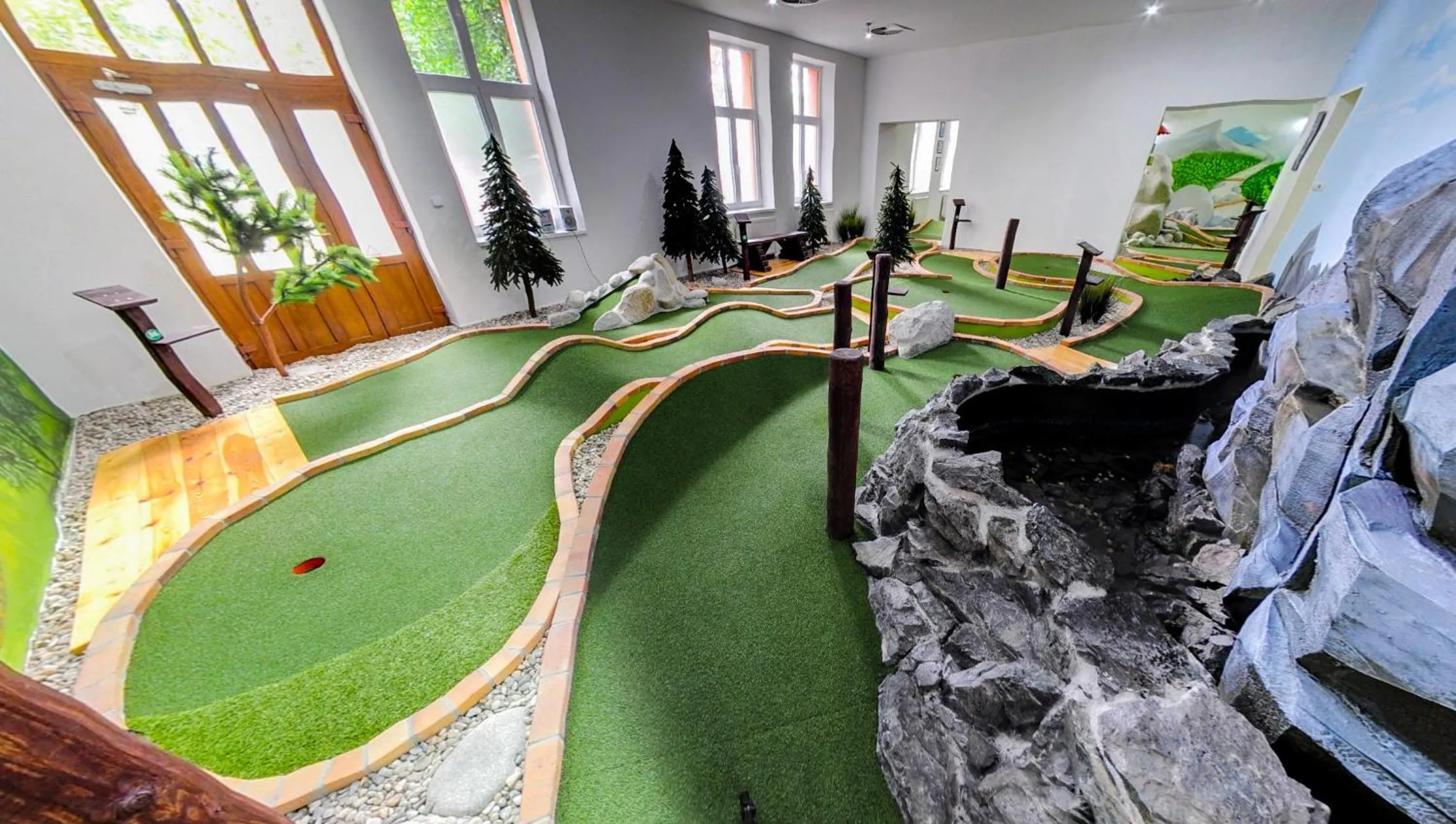 Minigolf in Garni Hotel Tatramonti