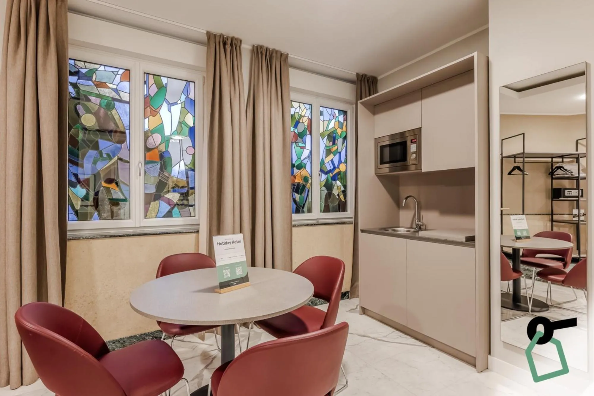 Dining area in Hotiday Apartments La Spezia