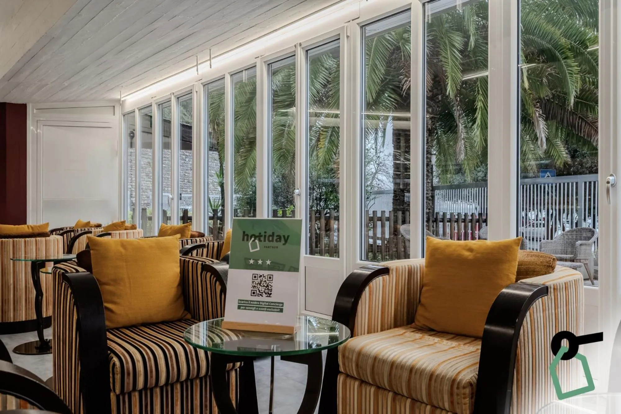 Lobby or reception in Hotiday Apartments La Spezia