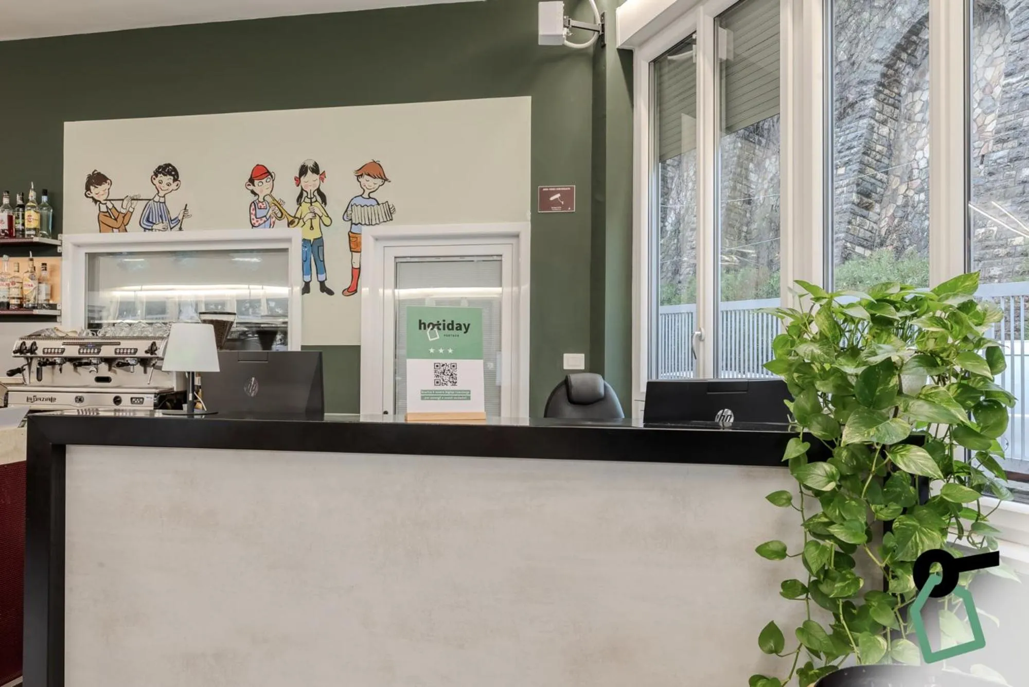 Lobby or reception in Hotiday Apartments La Spezia