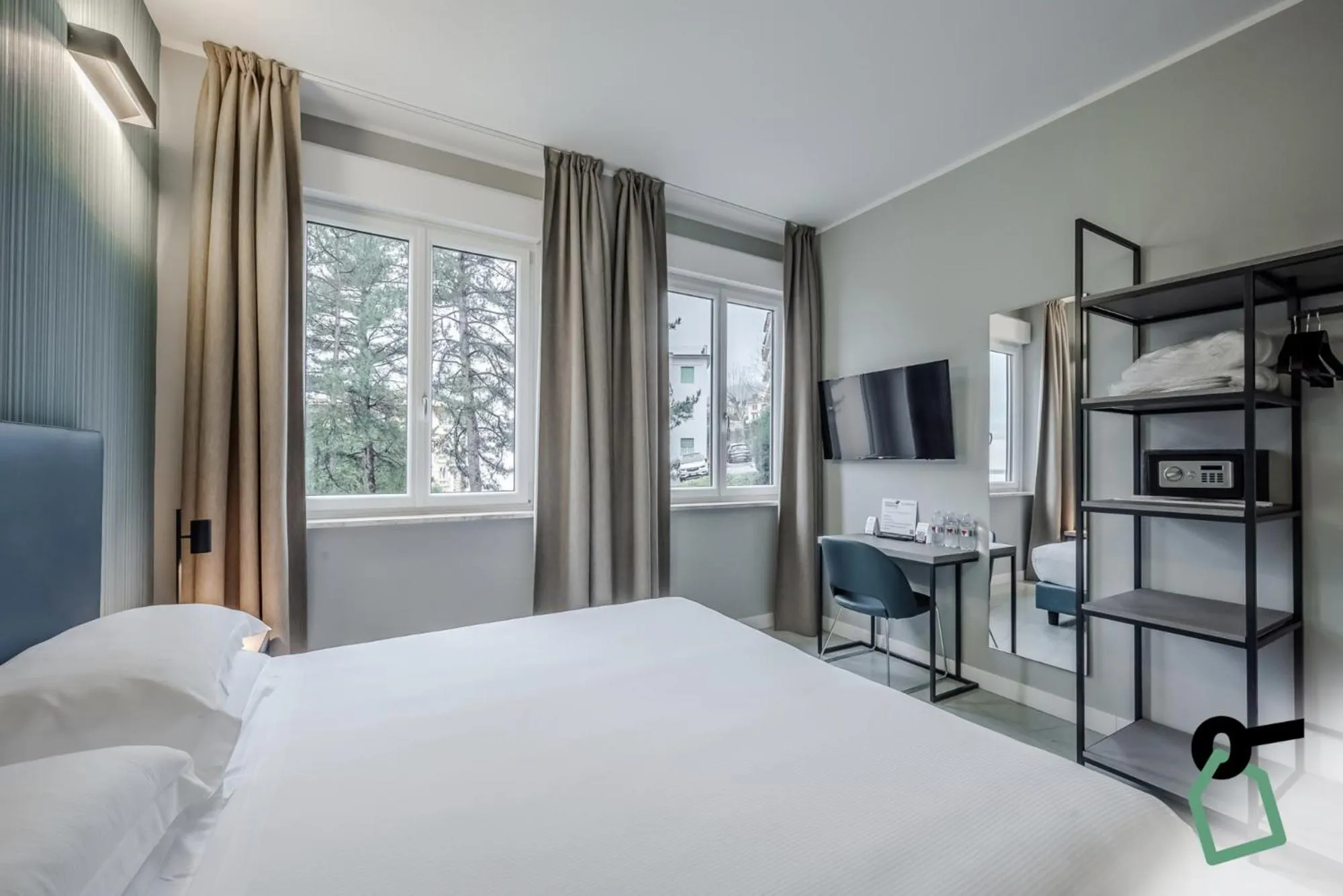 Bedroom, Bed in Hotiday Apartments La Spezia