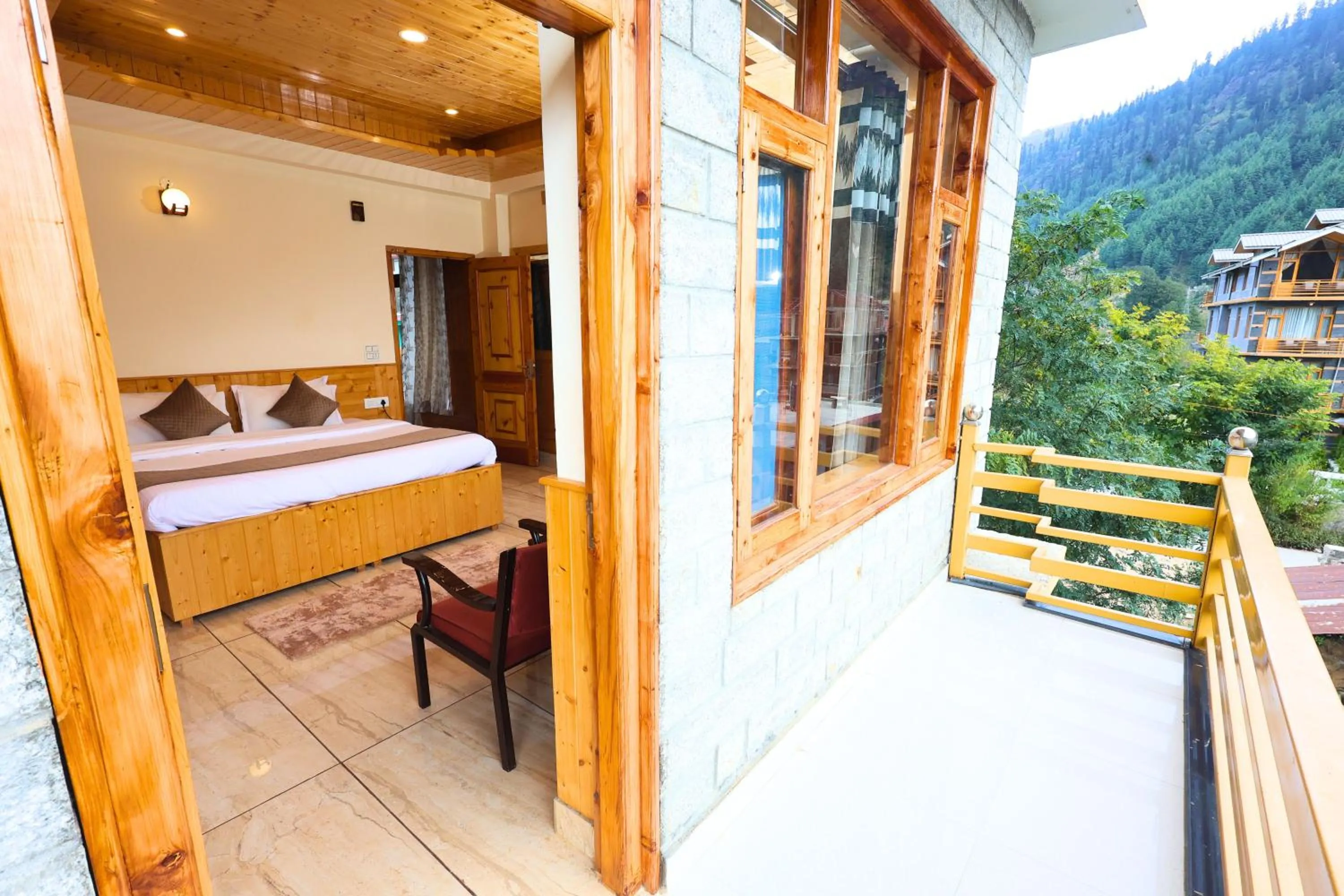 Balcony/Terrace in WANDER THRIVES INN By Ads Manali