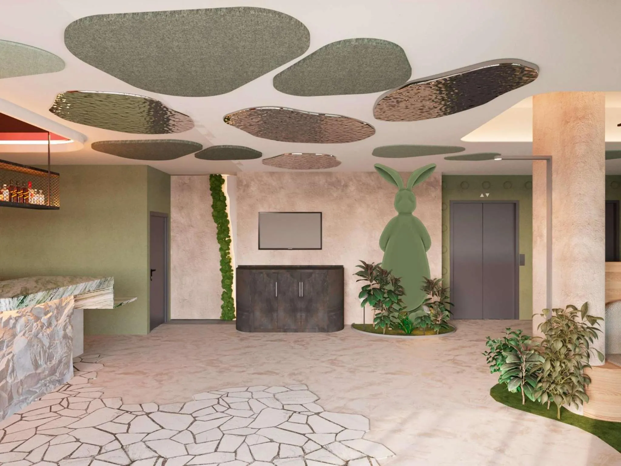 Lobby or reception in Ibis Styles Madrid Airport Valdebebas