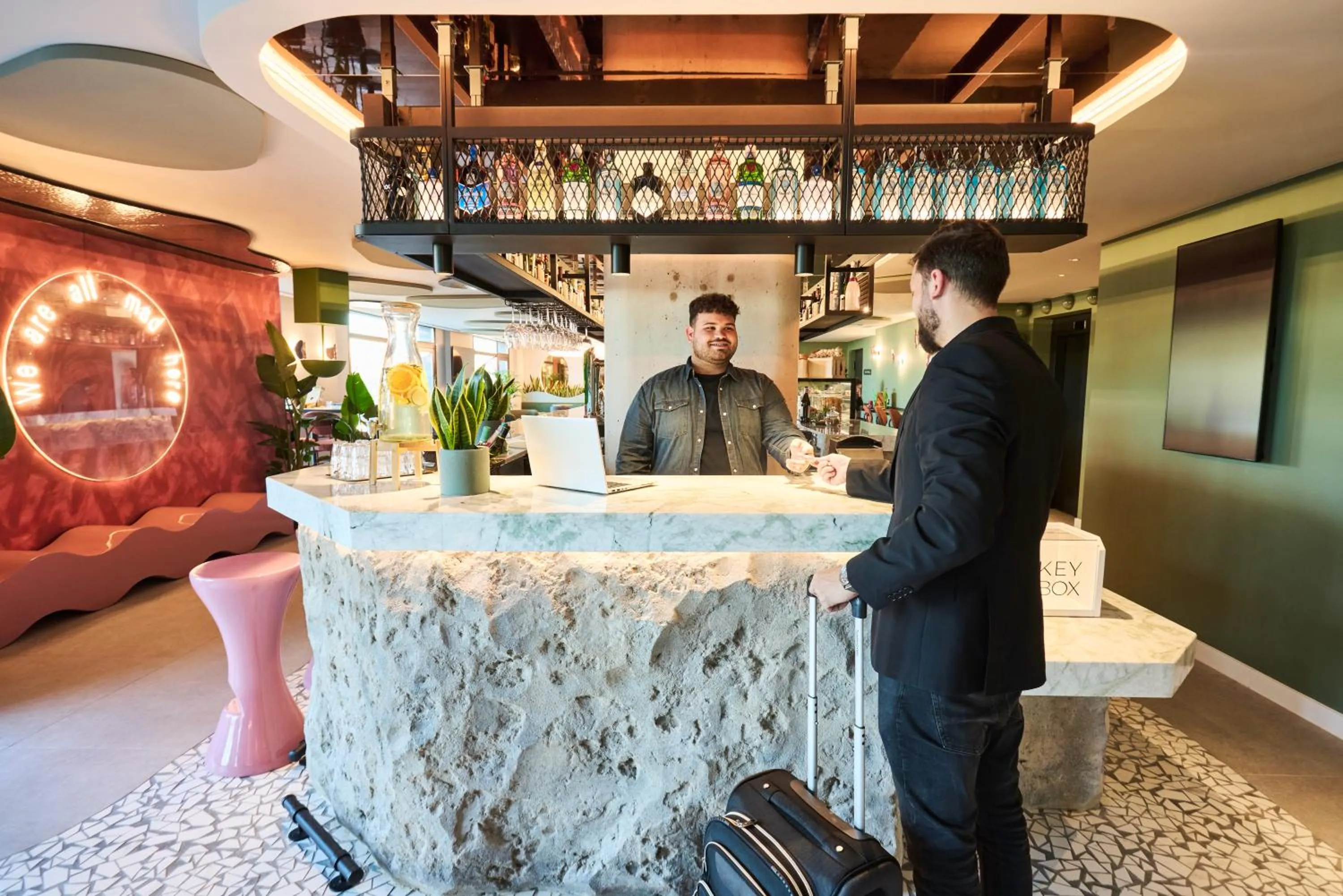 Lobby or reception in Ibis Styles Madrid Airport Valdebebas