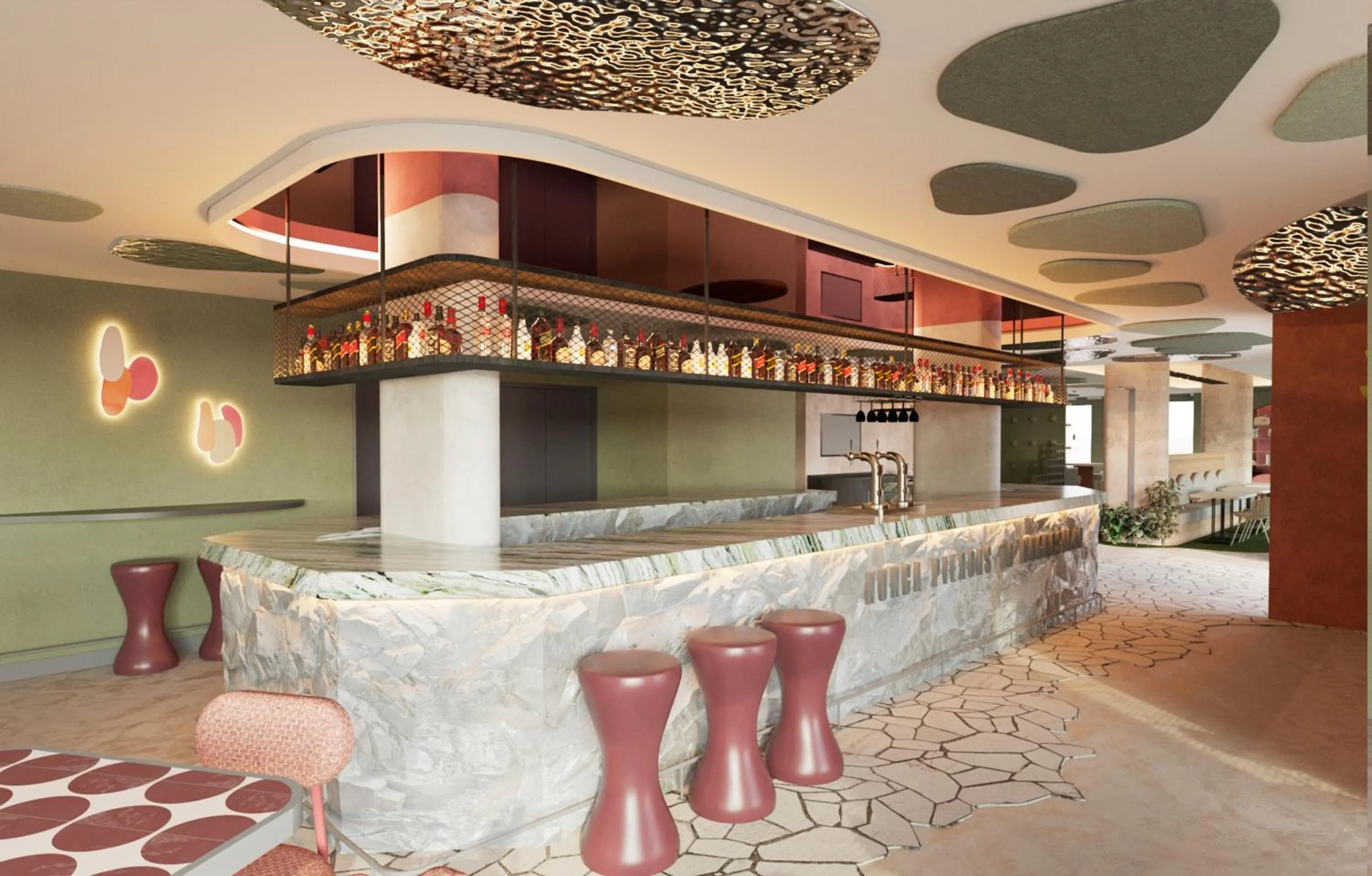 Lounge or bar in Ibis Styles Madrid Airport Valdebebas