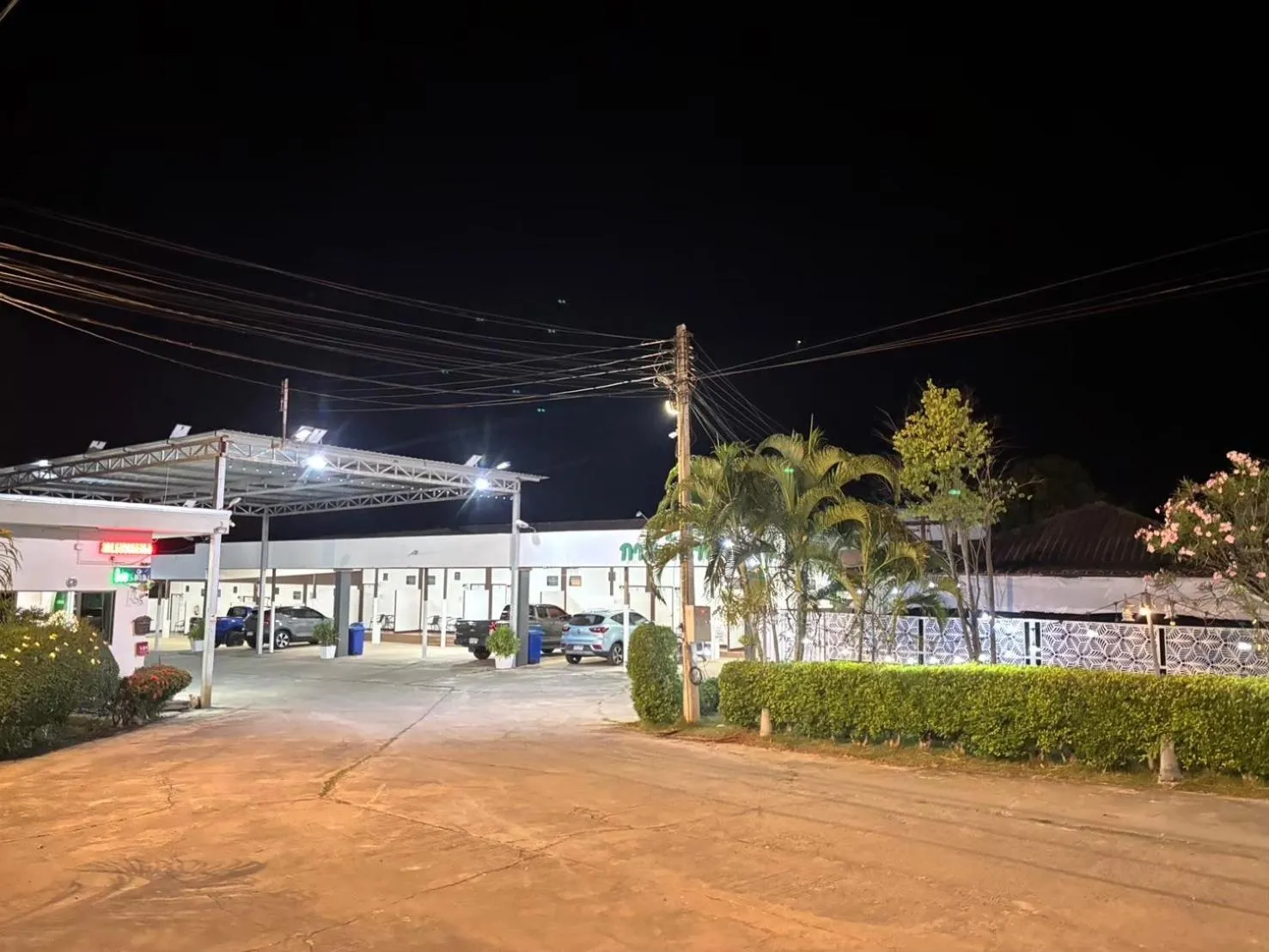 Night in Garden Place