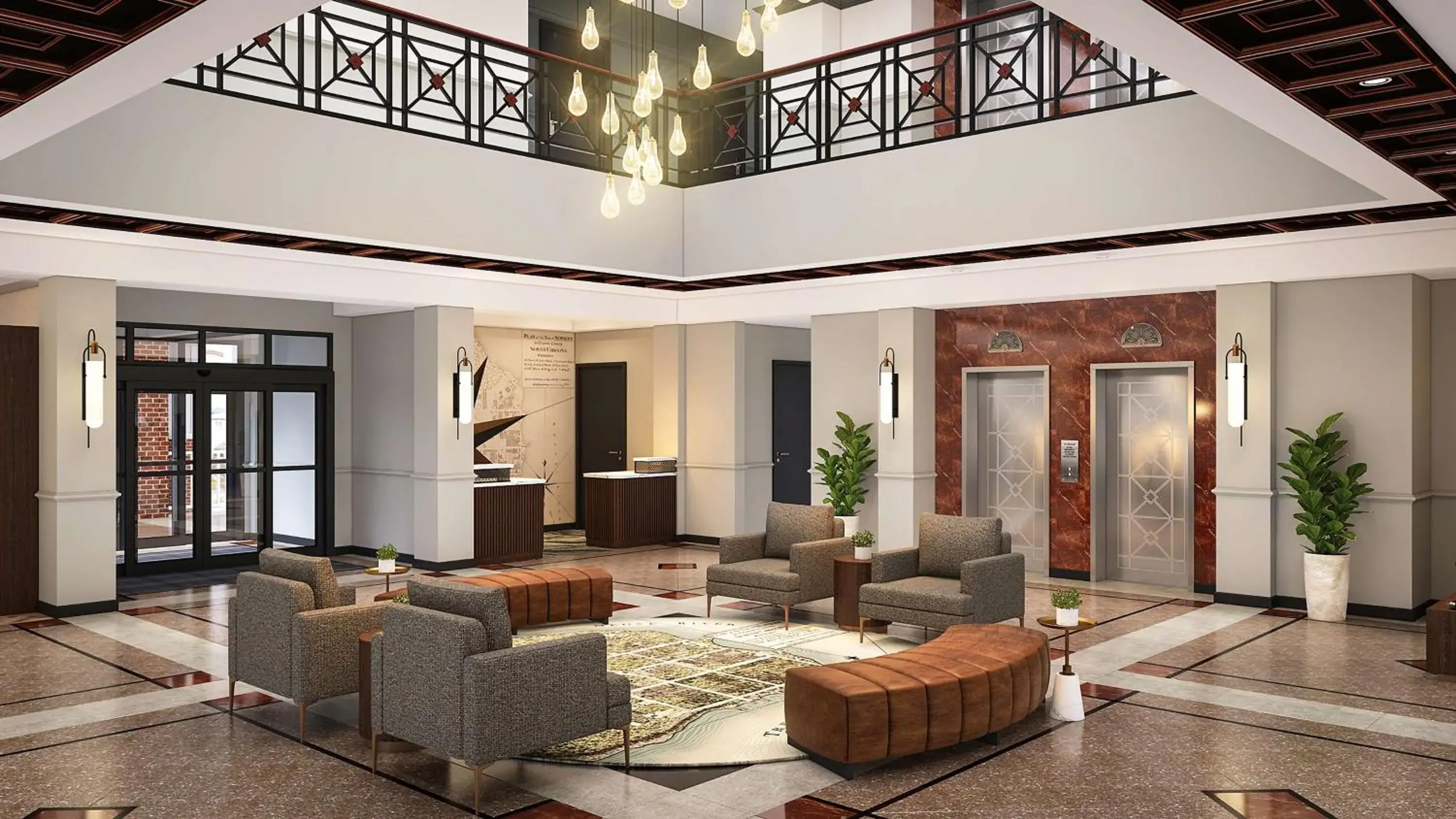 Lobby or reception in Tryon Riverfront Inn New Bern, Tapestry Collection By Hilton Lobby or reception in Tryon Riverfront Inn New Bern, Tapestry Collection By Hilton