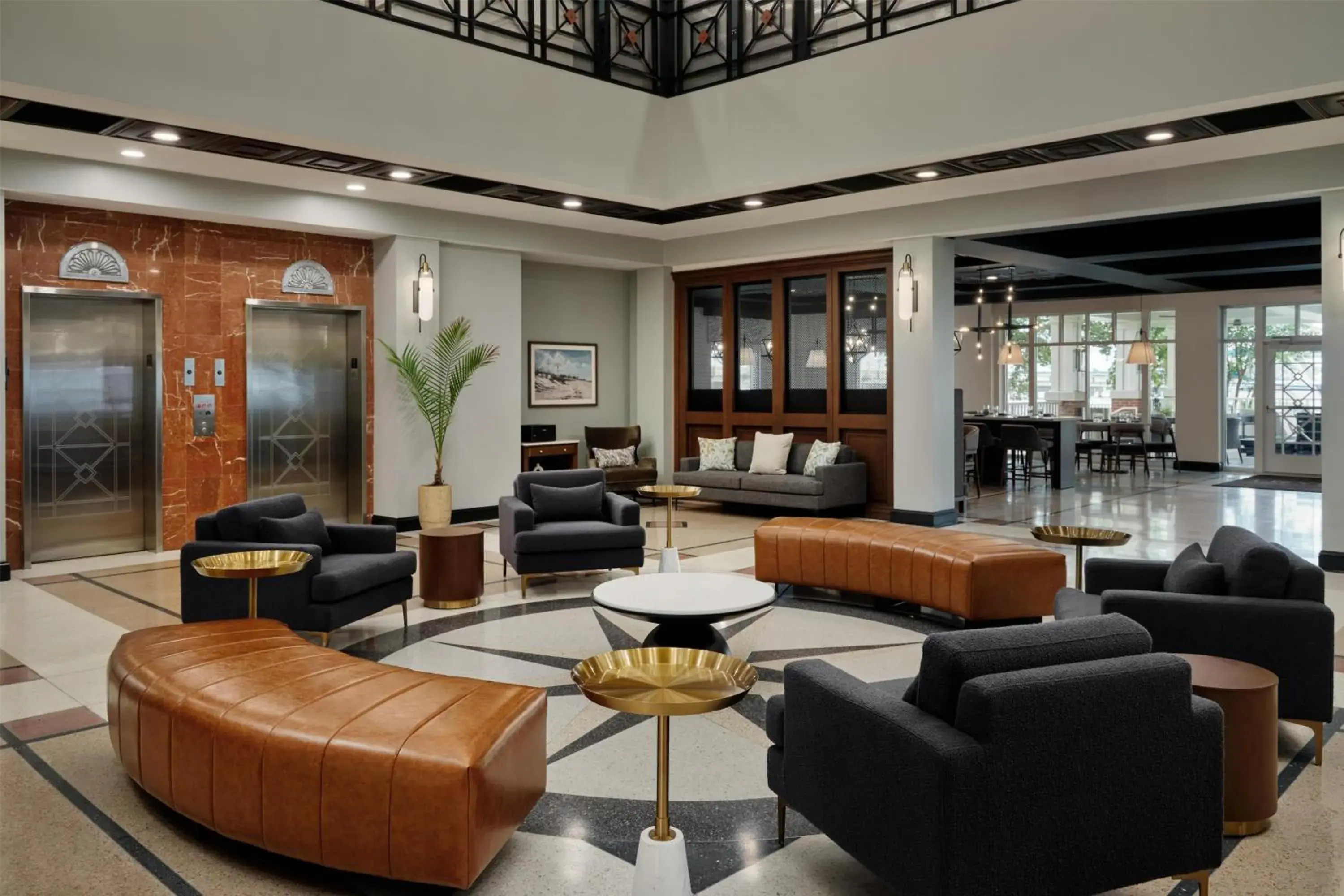 Lobby or reception in Tryon Riverfront Inn New Bern, Tapestry Collection By Hilton Lobby or reception in Tryon Riverfront Inn New Bern, Tapestry Collection By Hilton