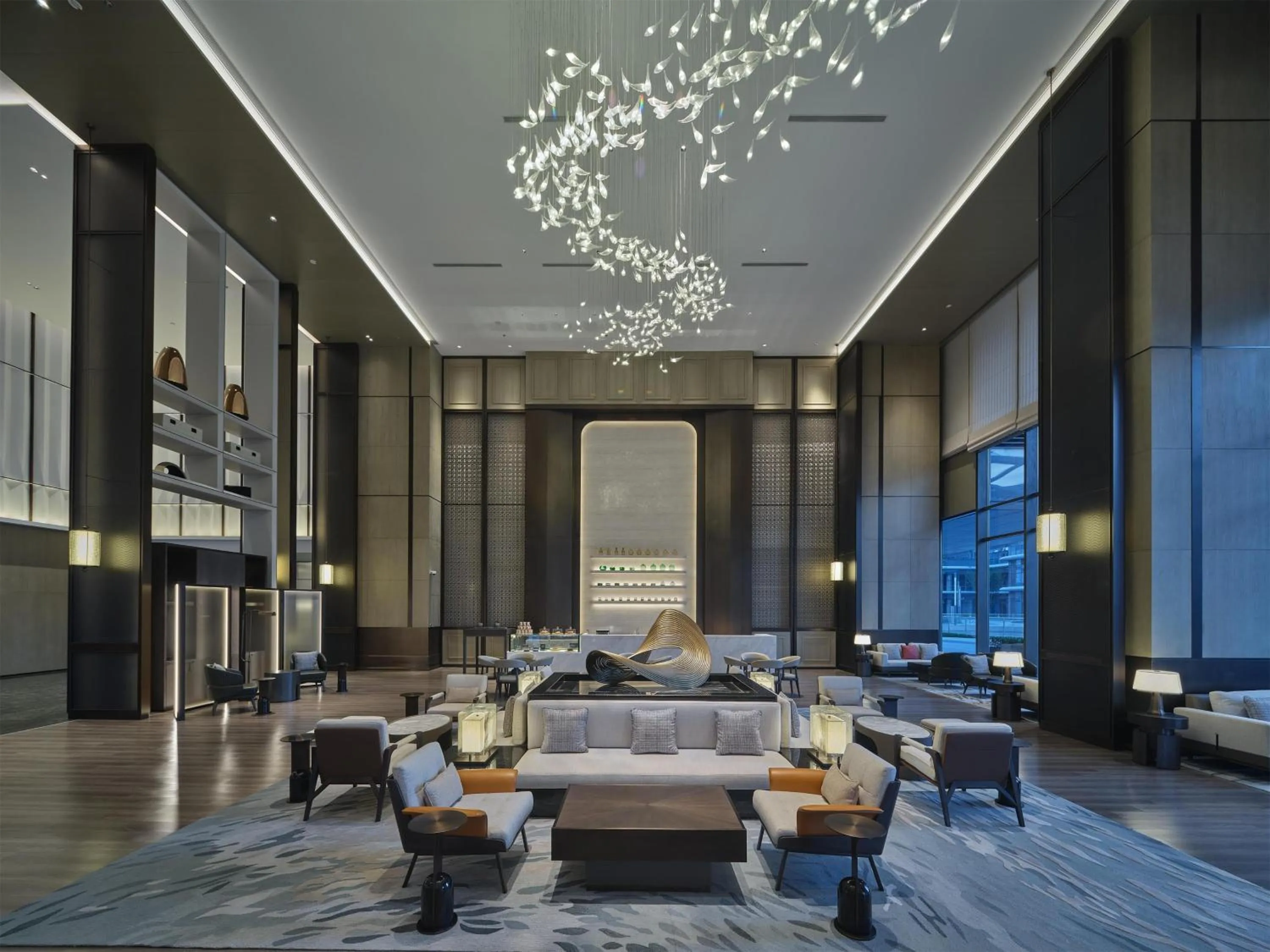 Lounge or bar in Hilton Jiashan