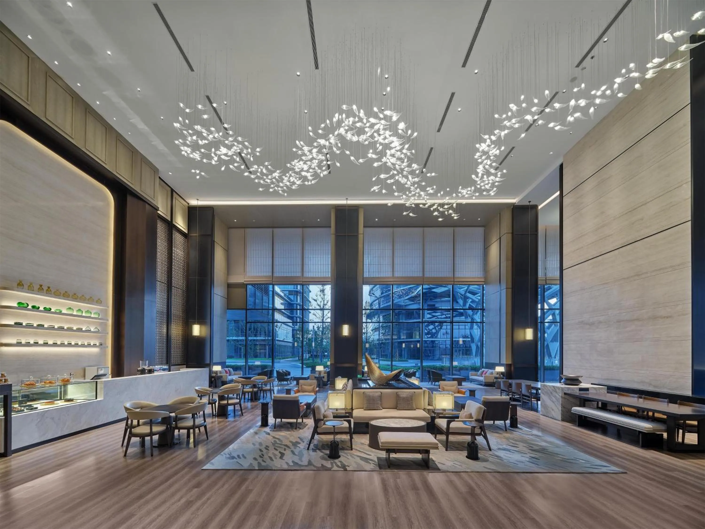 Lobby or reception in Hilton Jiashan