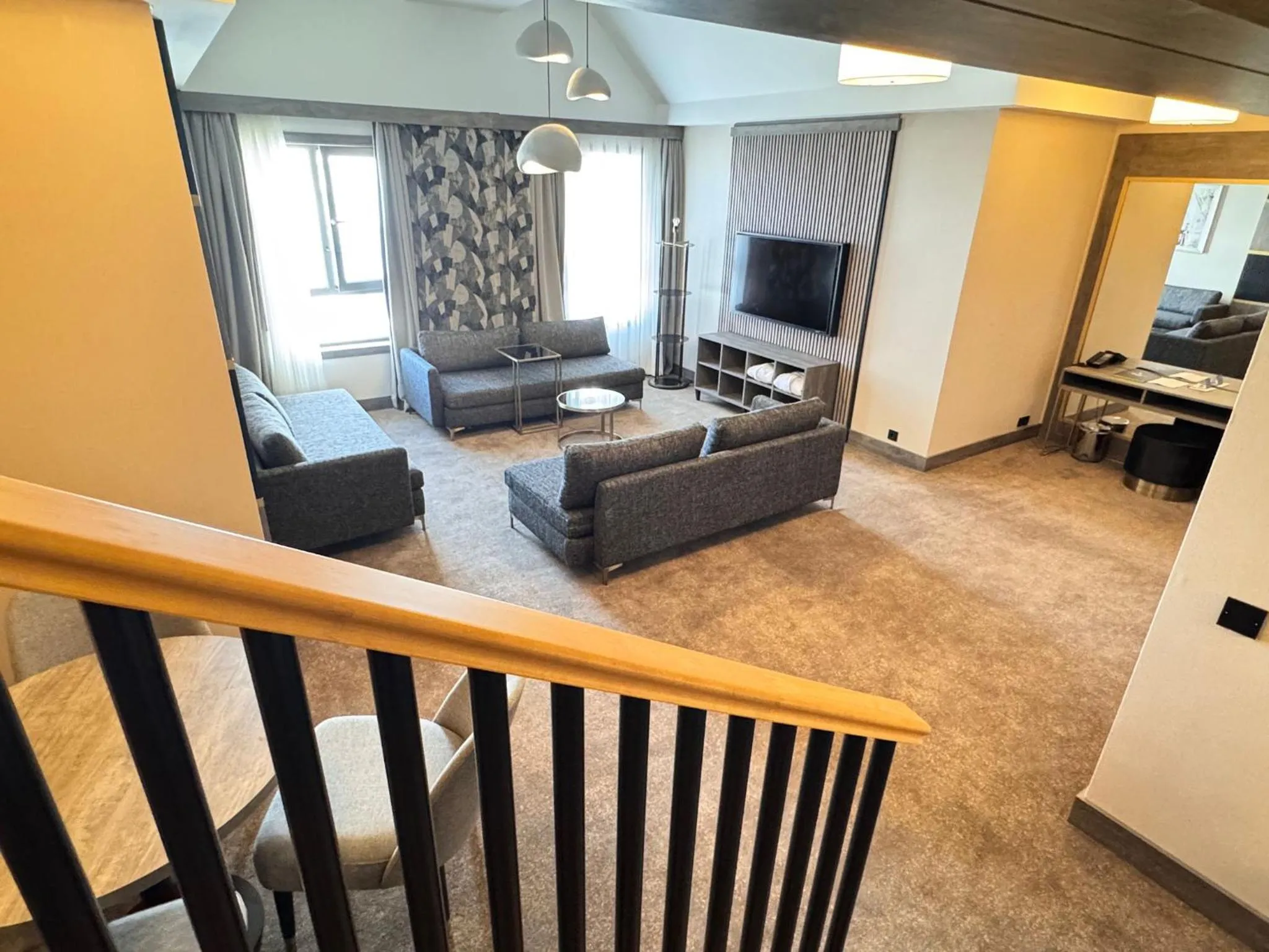 Communal lounge/ TV room in Doubletree By Hilton Kars Sarikamis