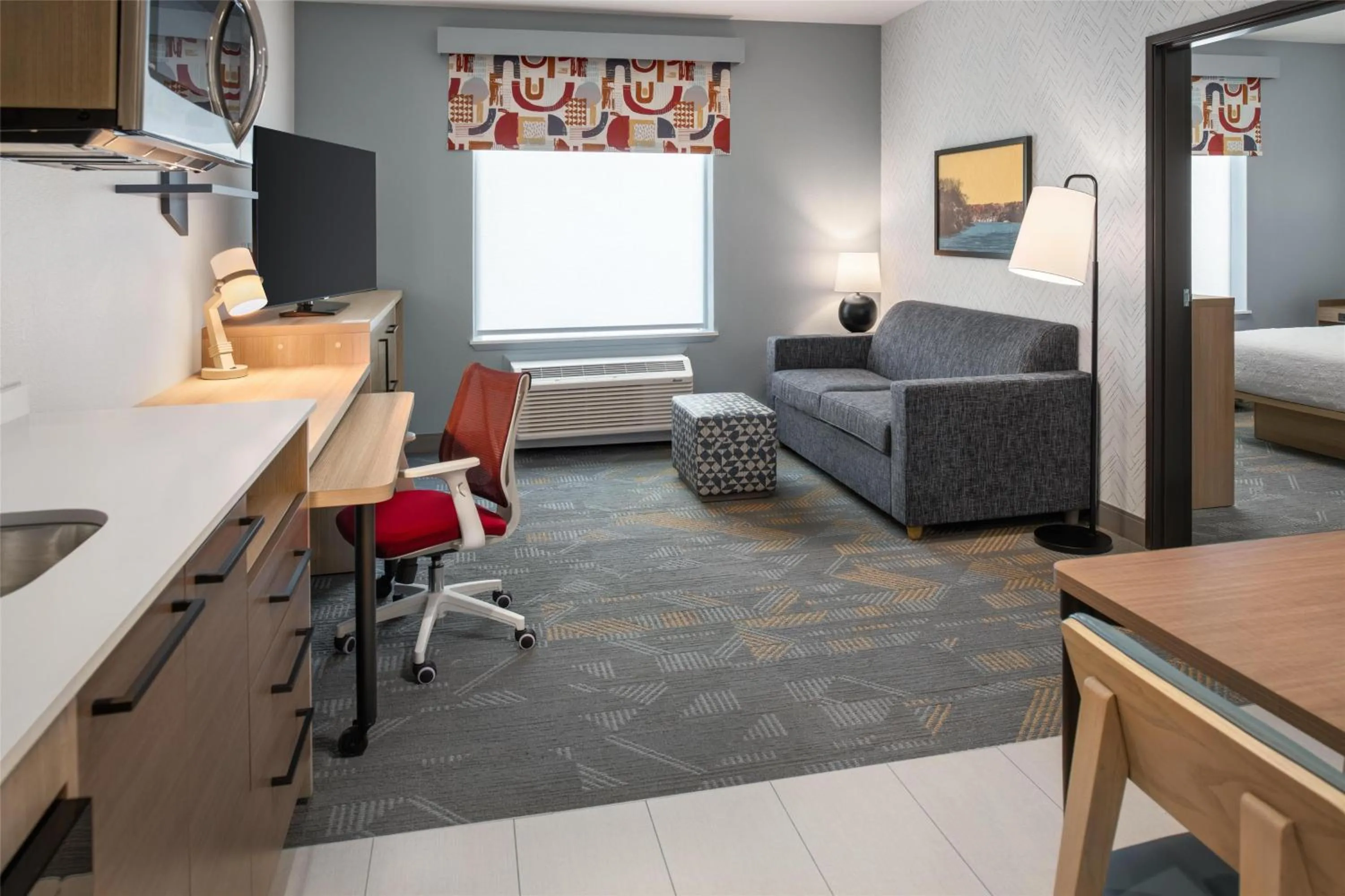 Bedroom, Bed in Home2 Suites By Hilton Woodland Sacramento