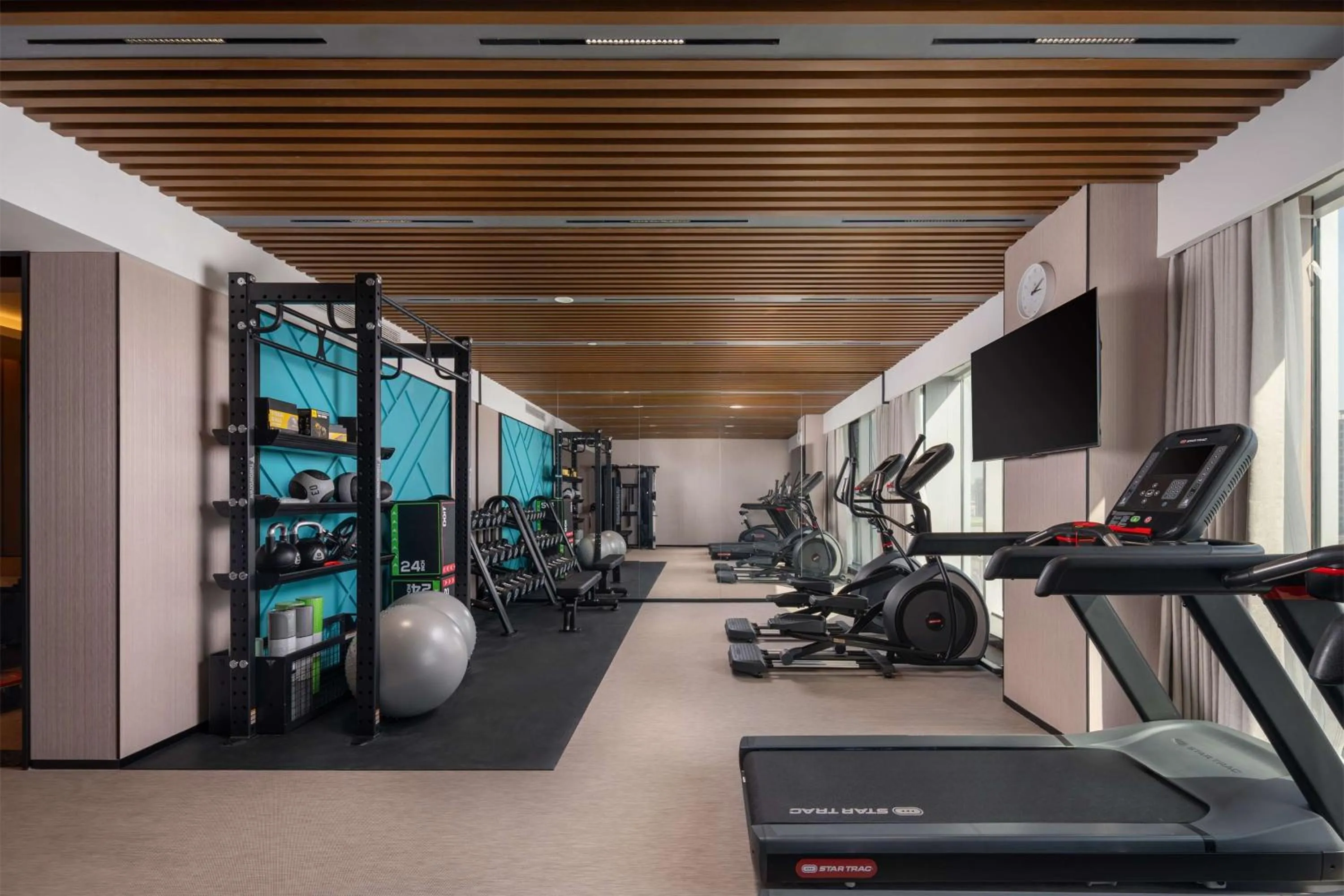 Fitness centre/facilities in Hilton Garden Inn Suzhou Kunshan