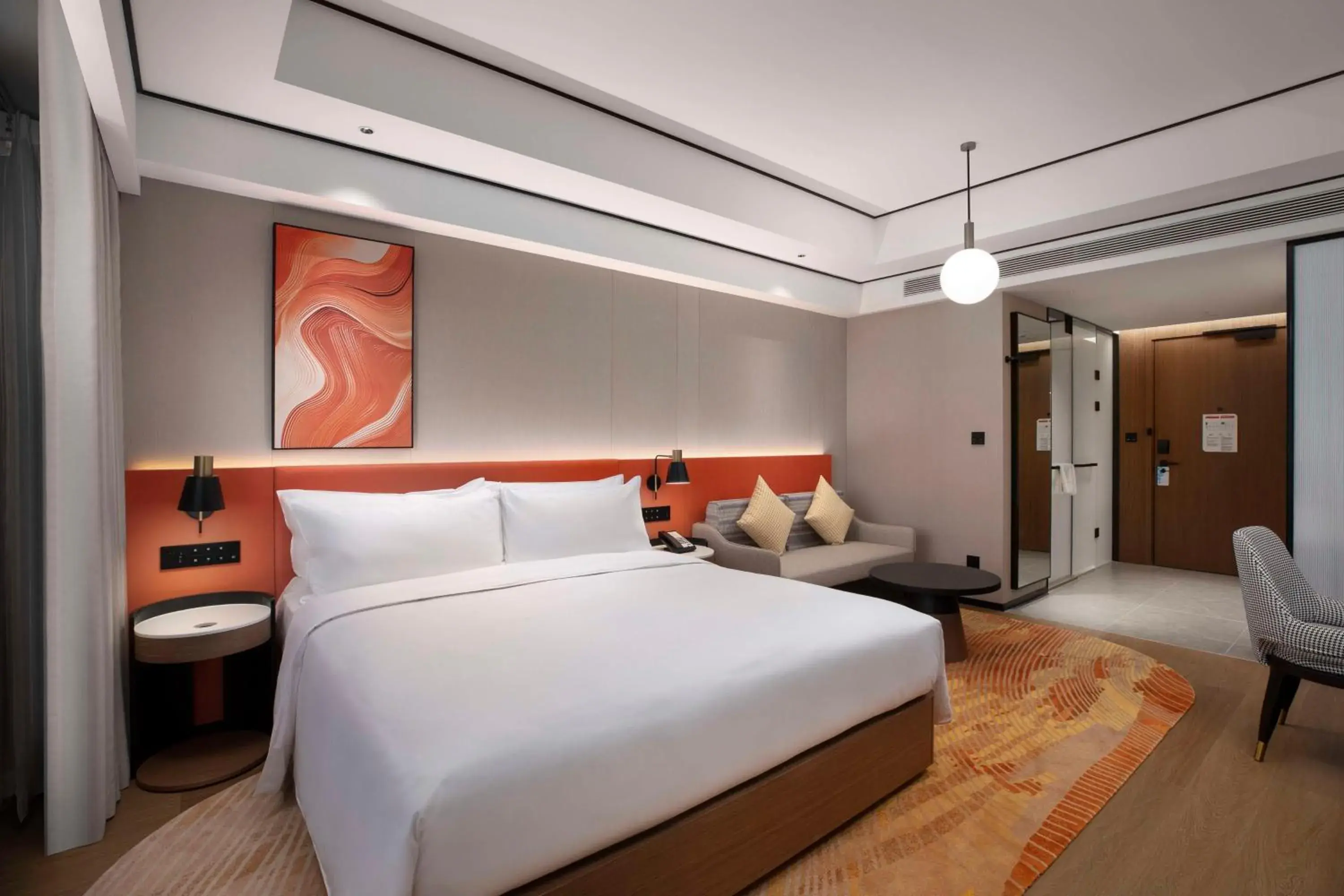 Bed in Hilton Garden Inn Tianjin Five Great Avenues Bed in Hilton Garden Inn Tianjin Five Great Avenues