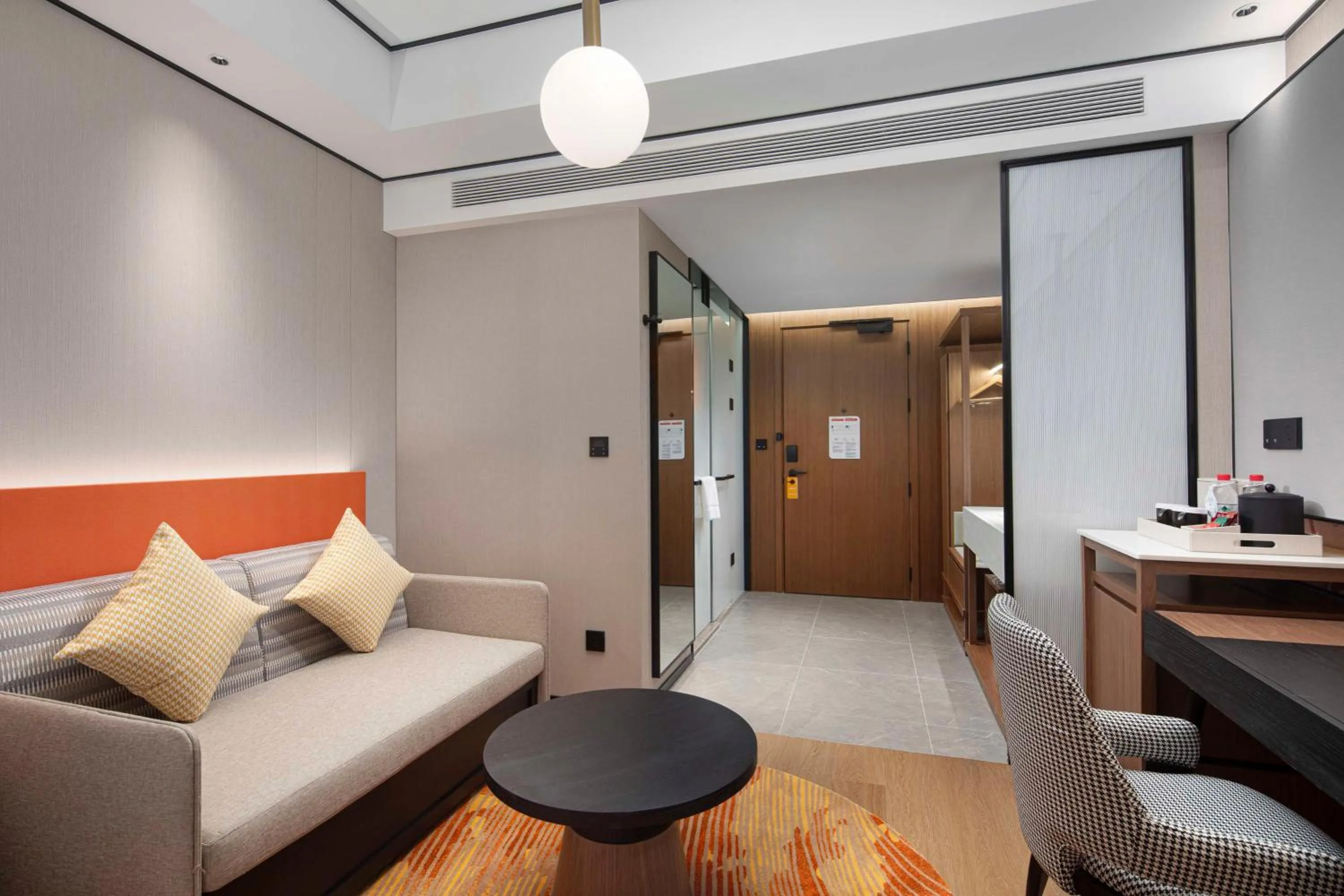 Living room in Hilton Garden Inn Tianjin Five Great Avenues