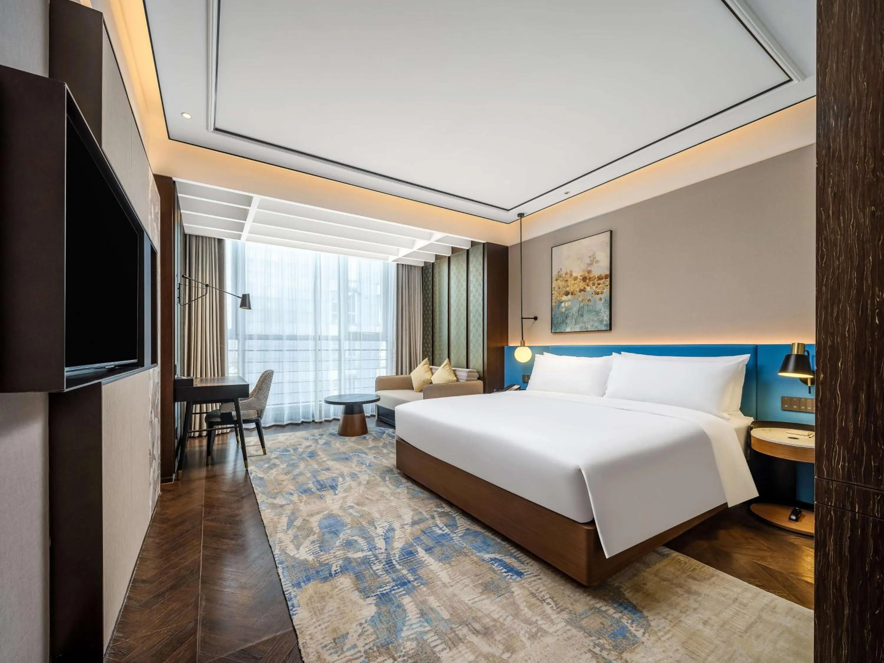 Bed in Hilton Garden Inn Beijing Guomao