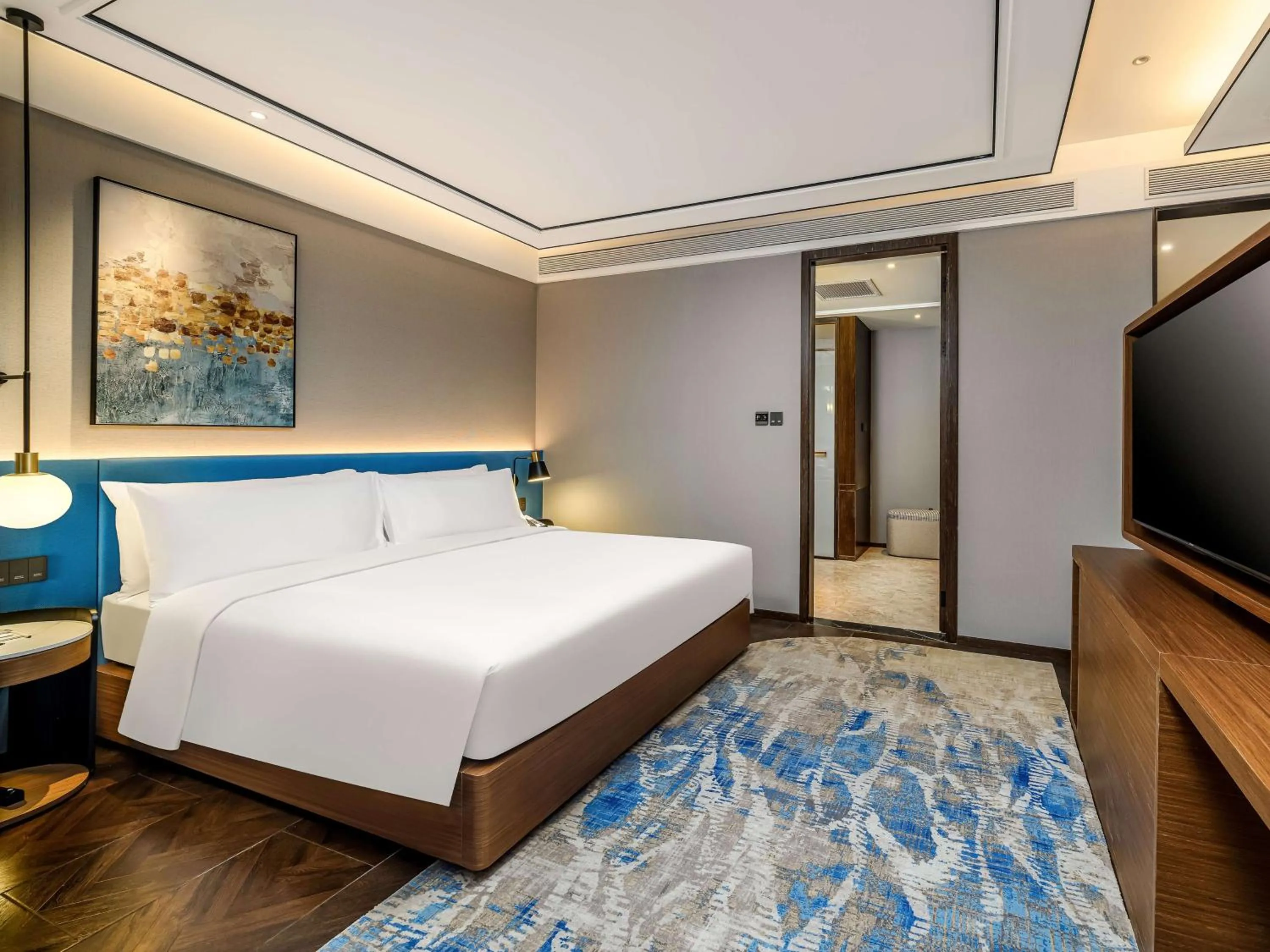 Bed in Hilton Garden Inn Beijing Guomao